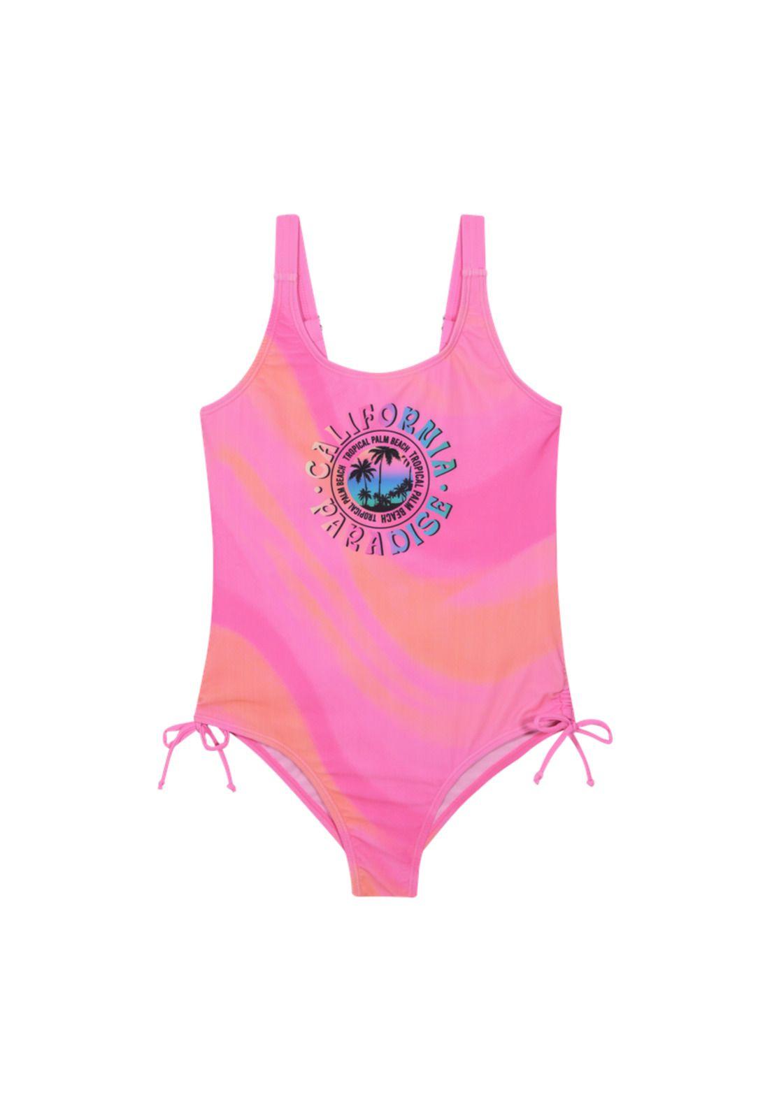 Traje de de Baño Niña Teens UV50 H2O Wear Fucsia-1
