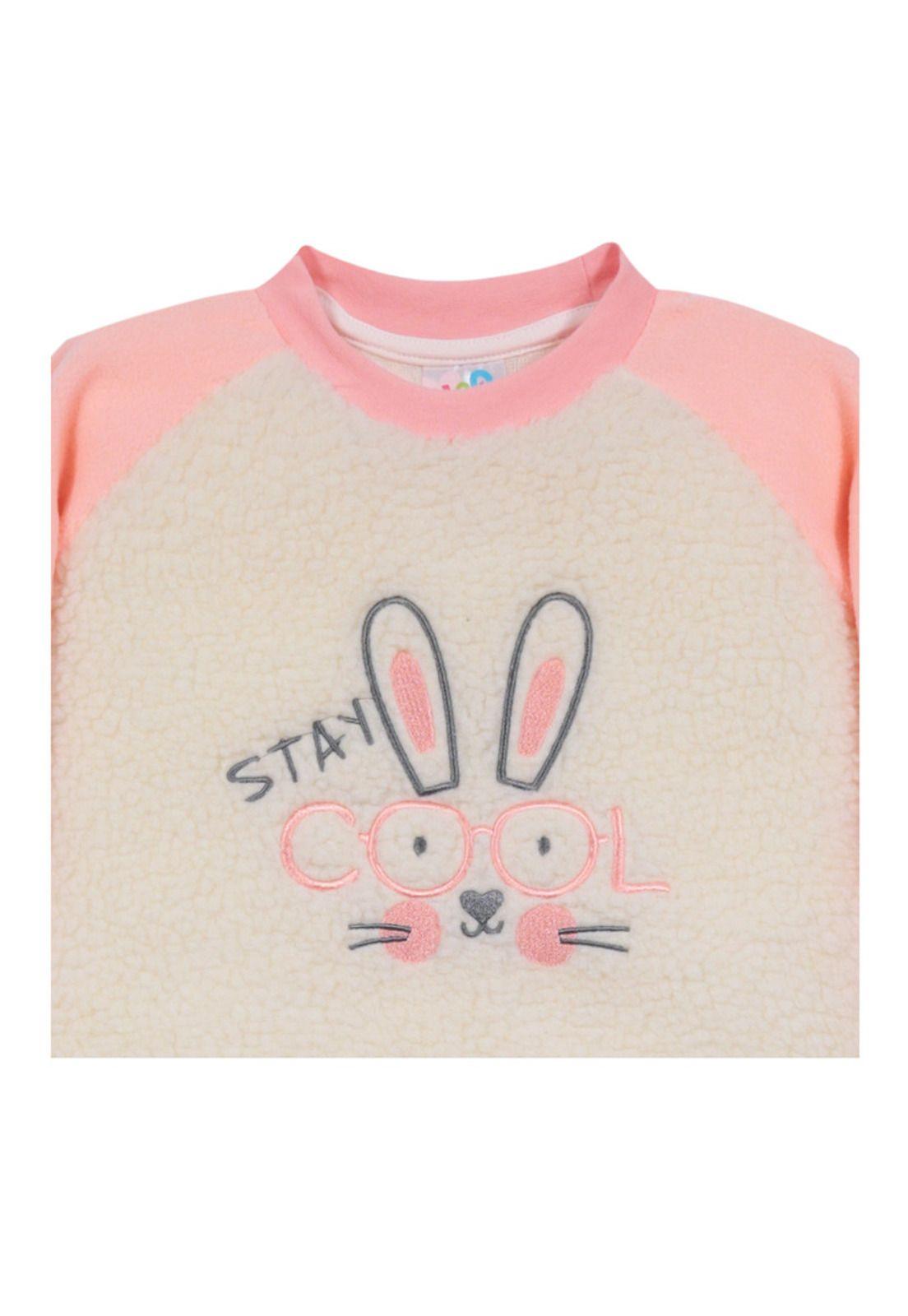 Pijama Niña Sherpa Polar H2O Wear Coral-3