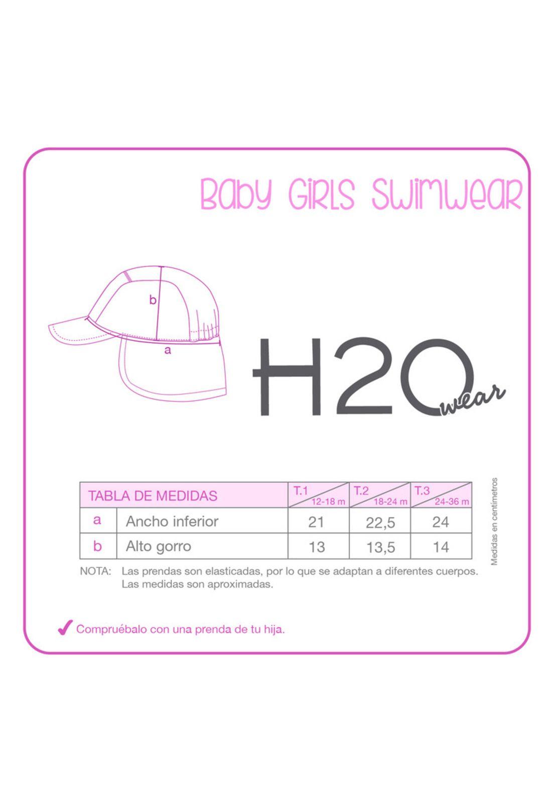 Jockey Bebe Niña UV30 H2O Wear Blanco-2