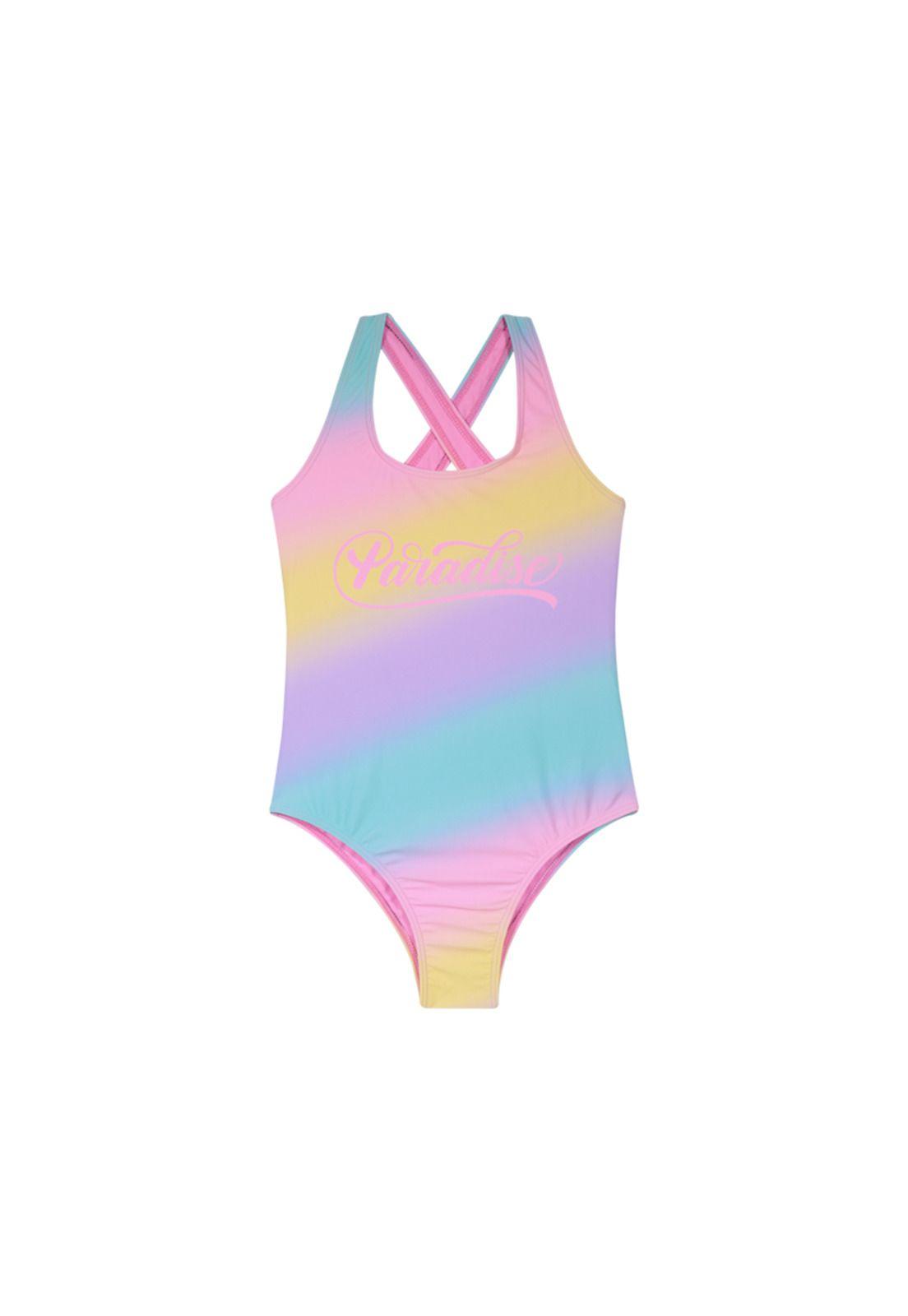 Traje de Baño Teens Niña Entero UV30+ H2O Wear Rosado-0