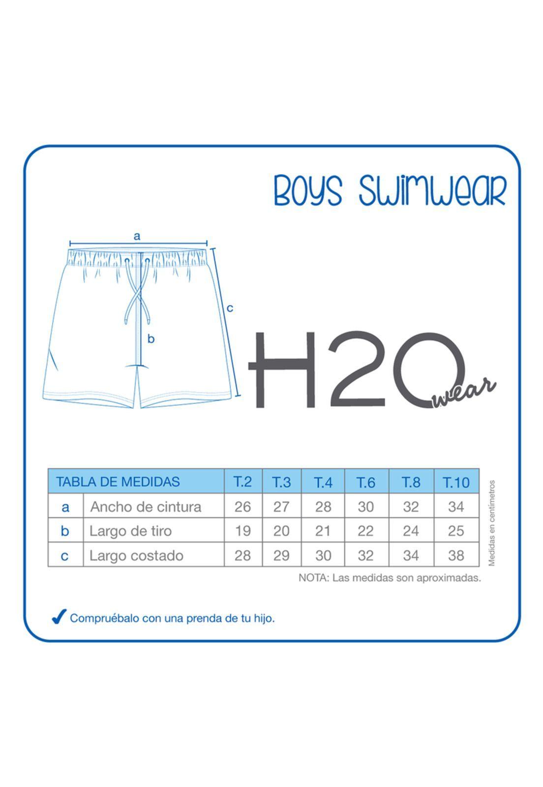 Traje de Baño Short Niño Disney Spiderman Azul-2