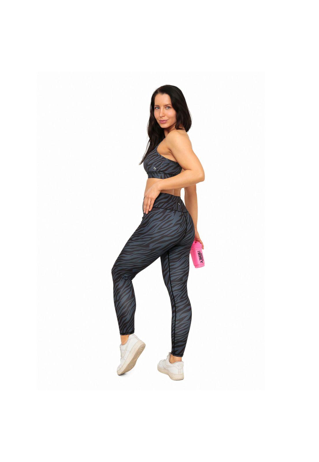 Legging Mujer Calsica Estampada H2O Wear Gris-5