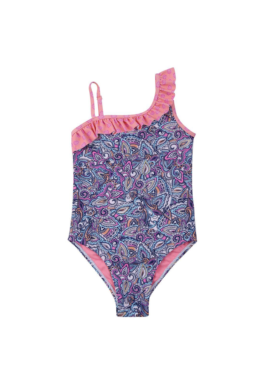 Traje de Baño Niña UV30 Azul H2O Wear-0