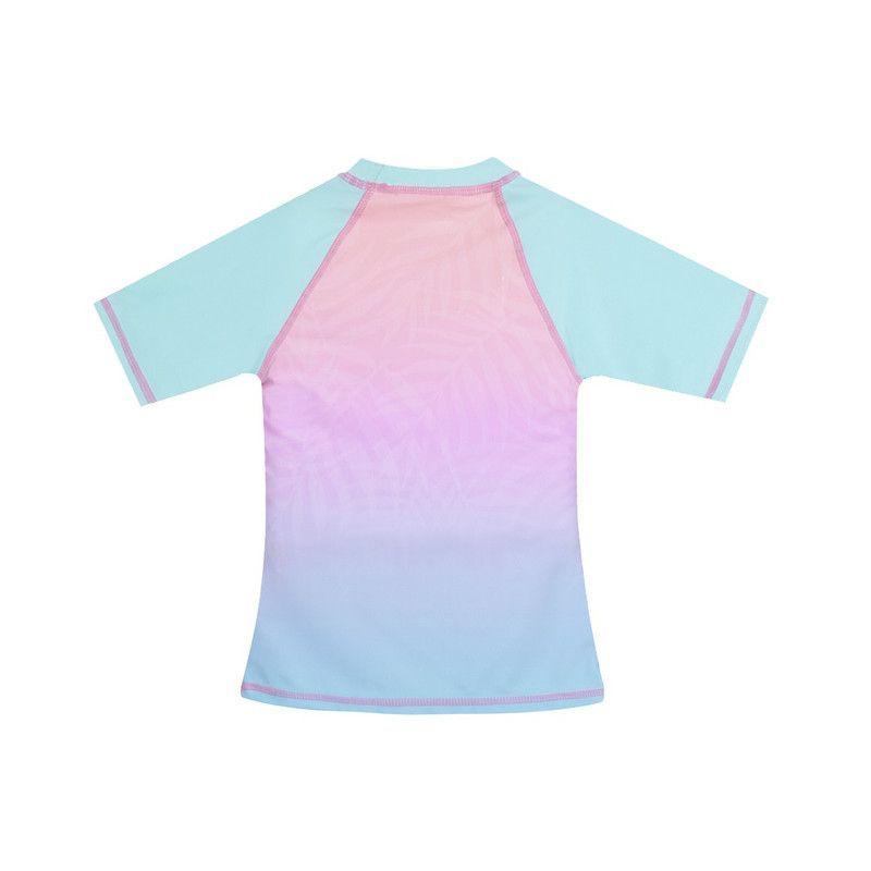 Polera Niña Manga Corta UV50 Verde H2O Wear-2