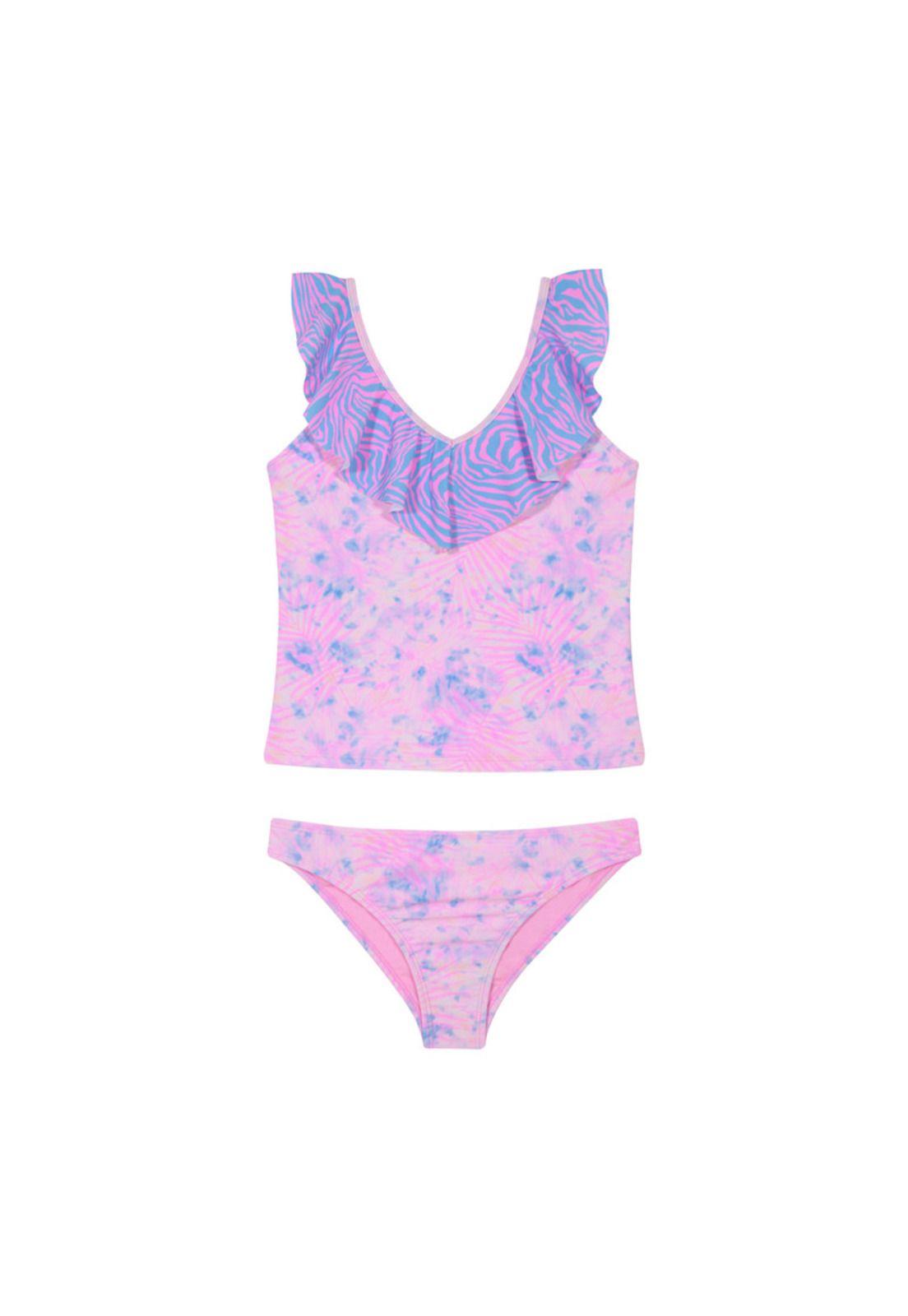 Traje de Baño Niña Teens Tankini UV30 + en V H2O Wear-0