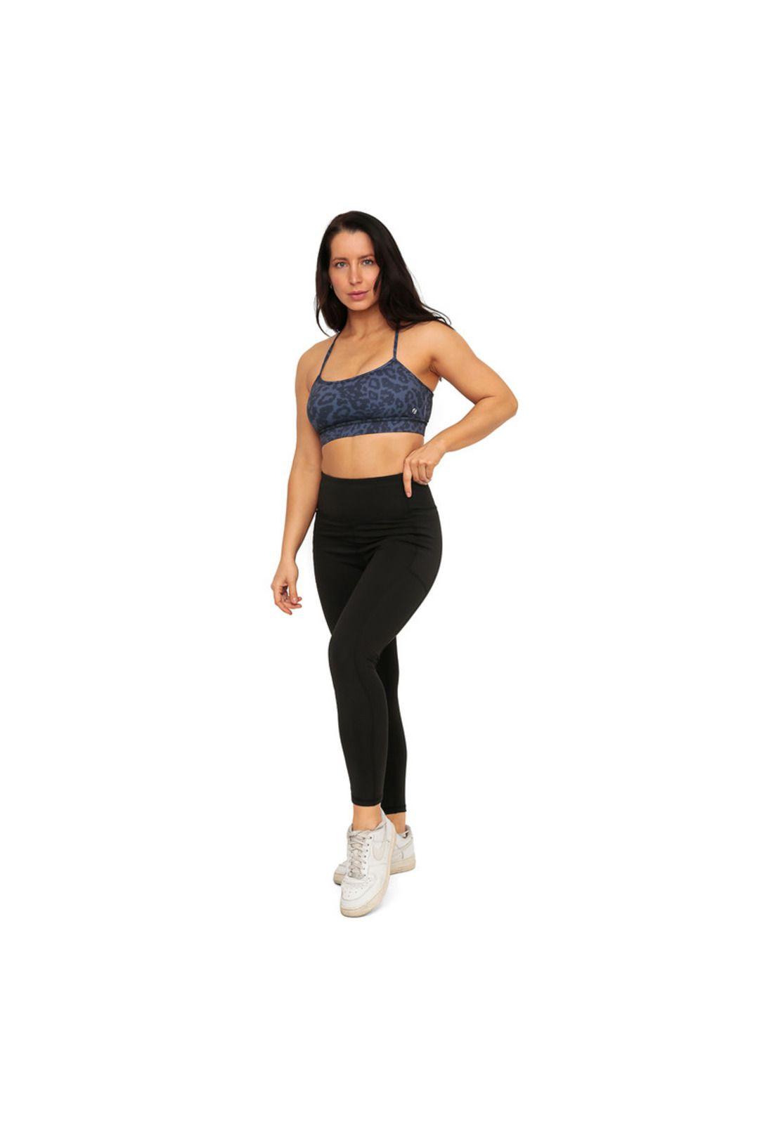 Legging Mujer Clasica Con Bolsillos H2O Wear Negro-4
