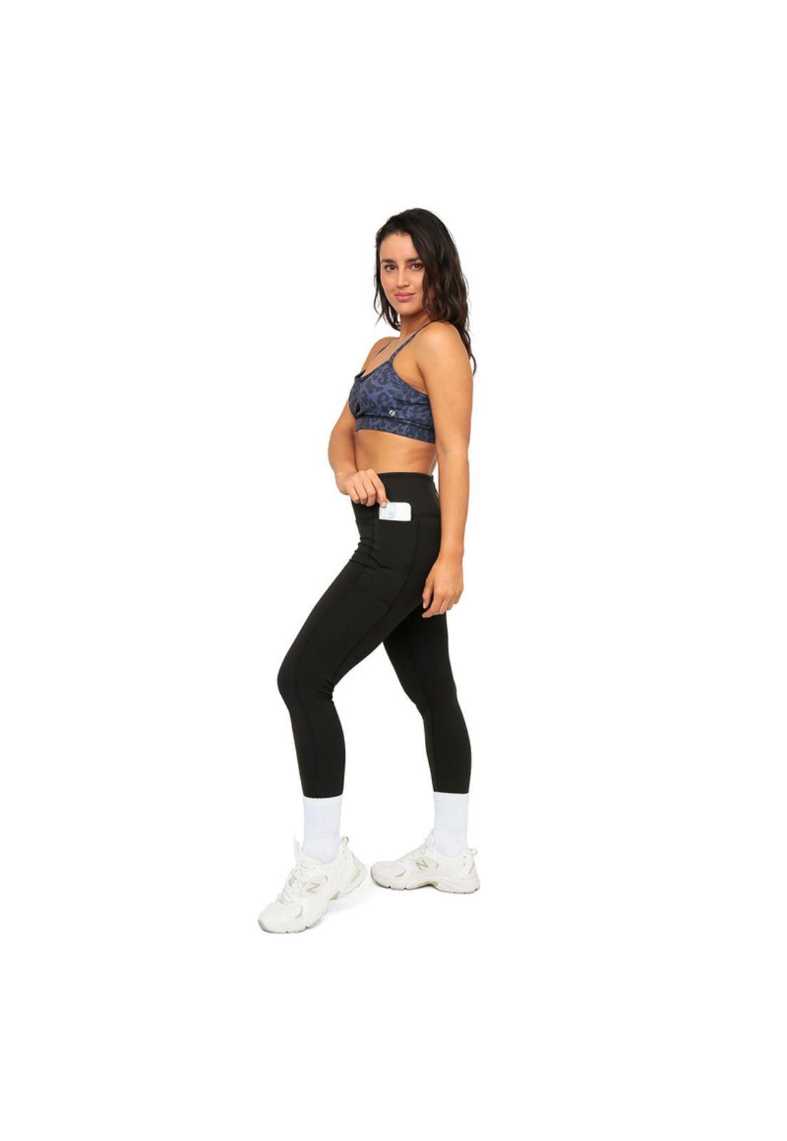 Legging Mujer Clasica Con Bolsillos H2O Wear Negro-2