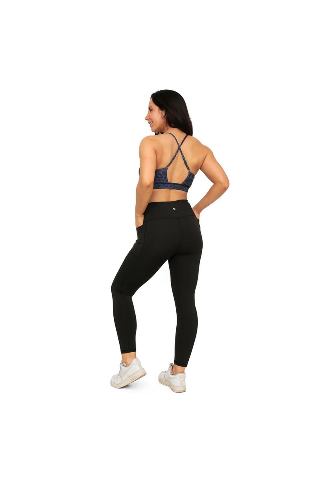 Legging Mujer Clasica Con Bolsillos H2O Wear Negro-5