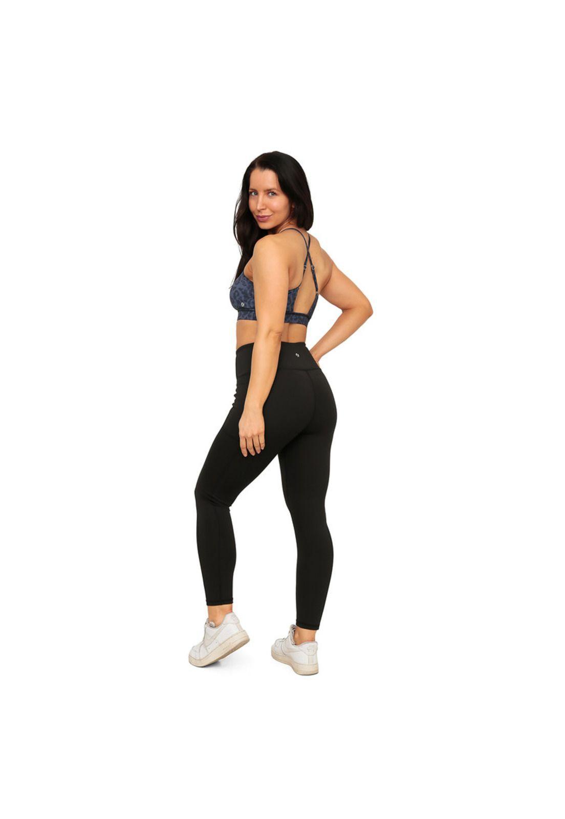 Legging Mujer Clasica Con Bolsillos H2O Wear Negro-6