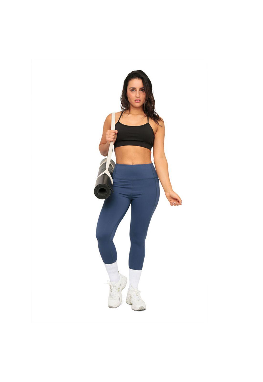 Legging Mujer Clasica Con Bolsillos H2O Wear Azul-0