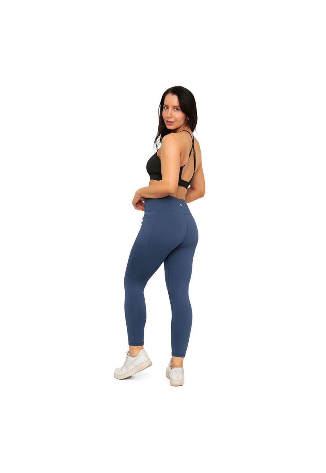 Legging Mujer Clasica Con Bolsillos H2O Wear Azul-5