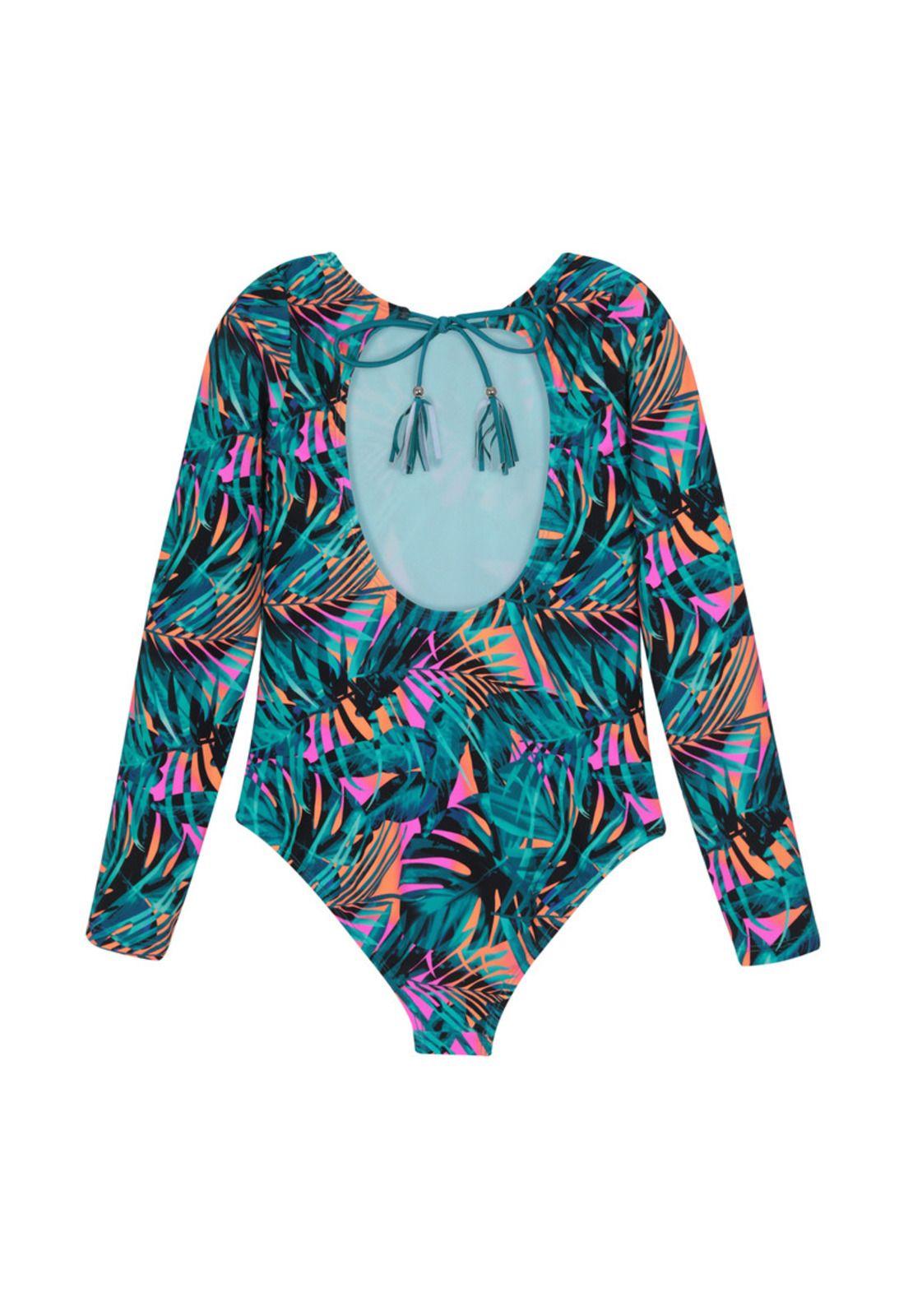 Traje de Baño Niña Teens UV50 M/L H2O Wear Negro-2