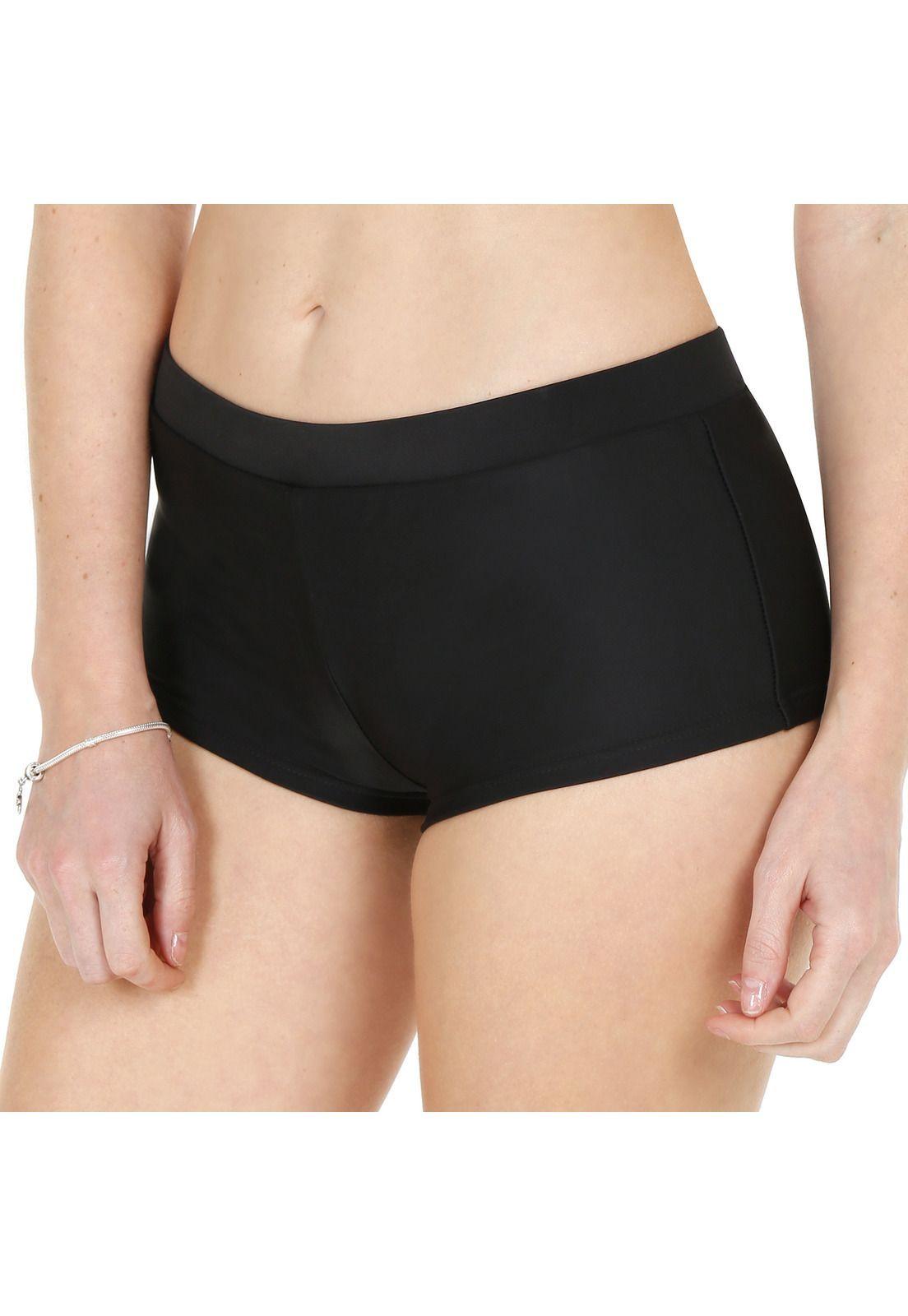 Traje de Baño Calzon Hot Pant Mujer H2O Wear Negro-0