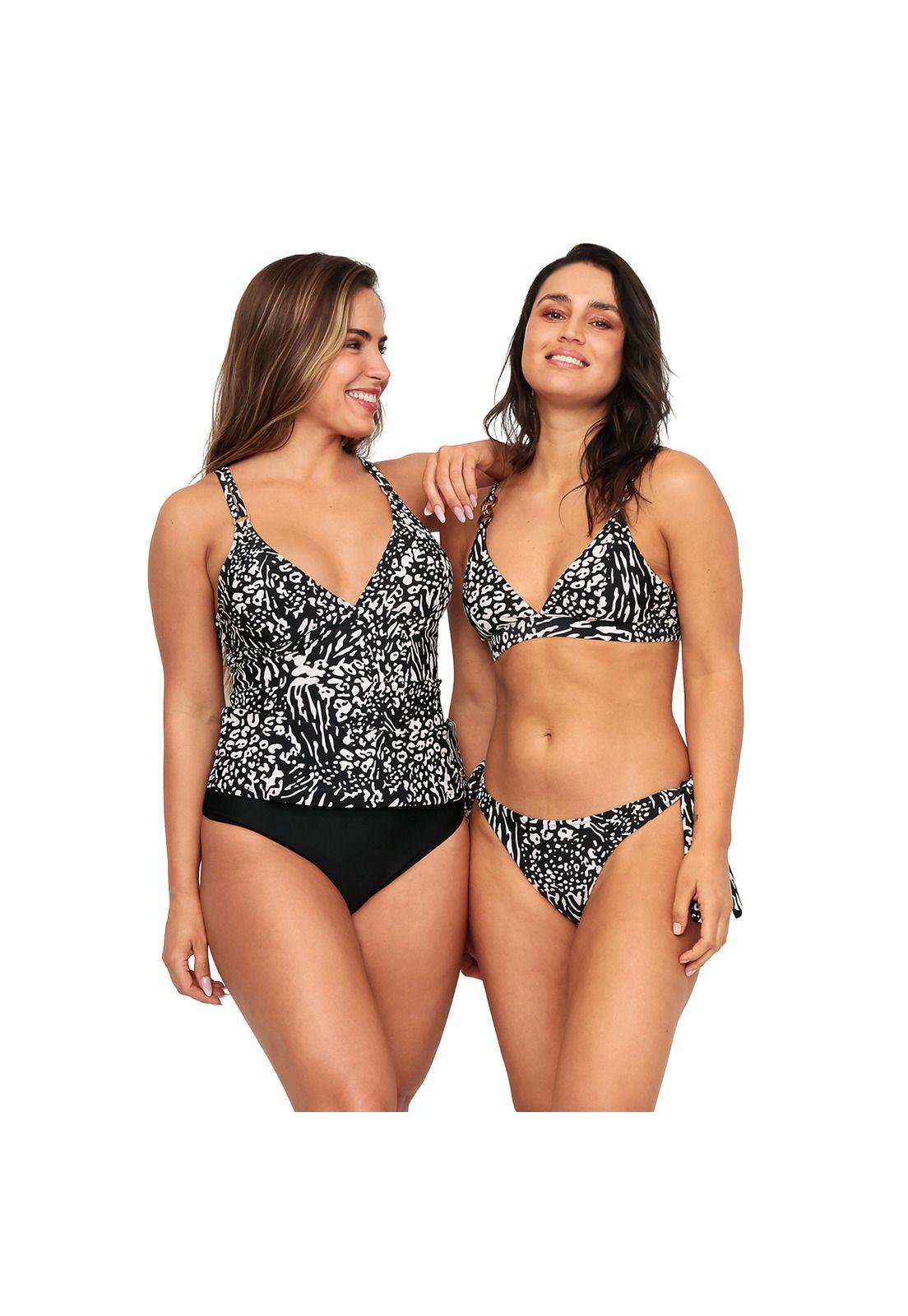 Traje de Baño Mujer Tankini Isabella  H2O Wear  Negro-8
