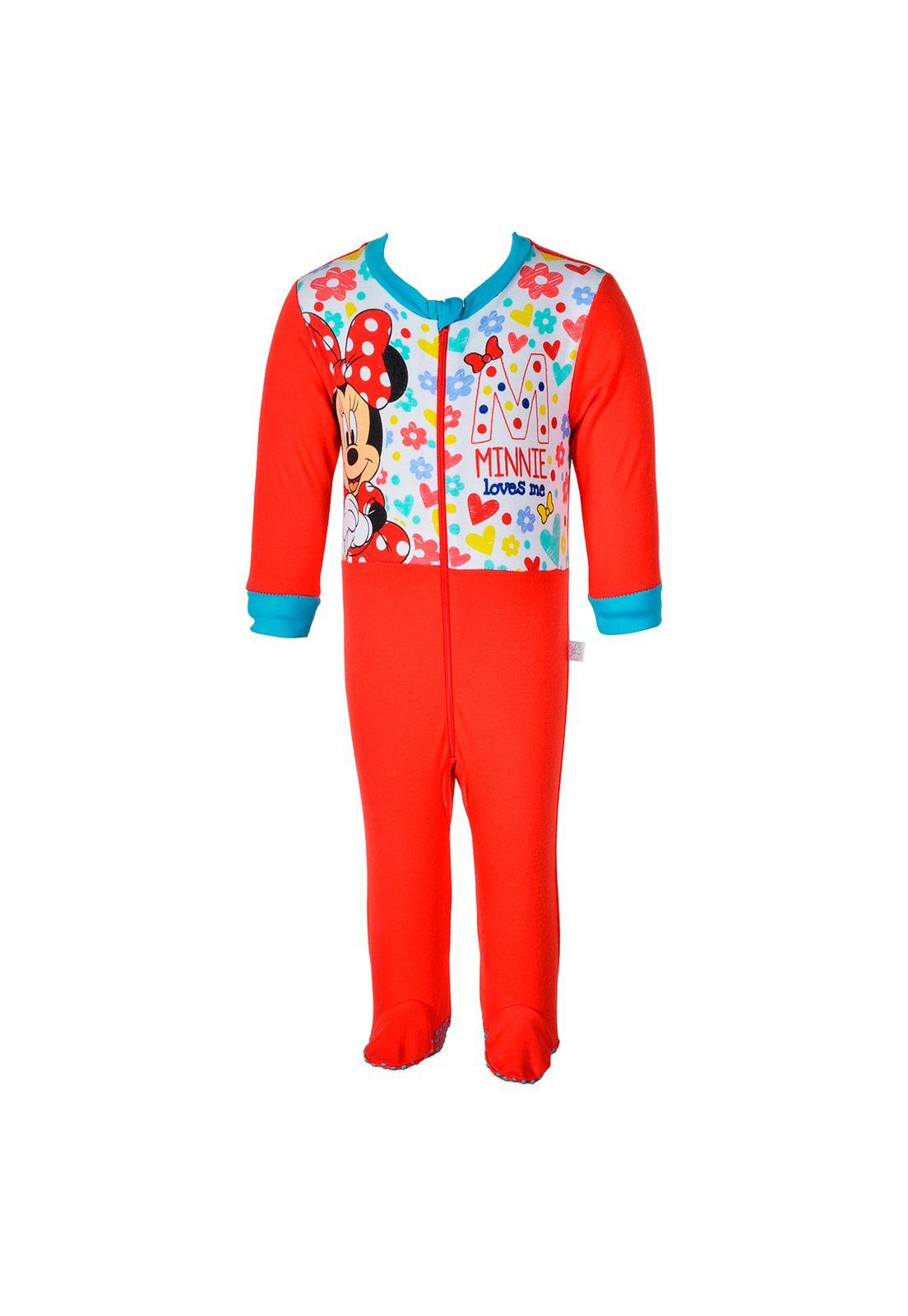 Pijama Bebé Niña Entero Rojo Disney Minnie-0