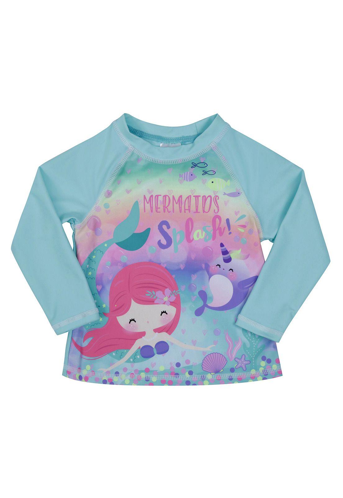 Polera Bebe Niña UV 50 Manga Larga H2O Wear-0