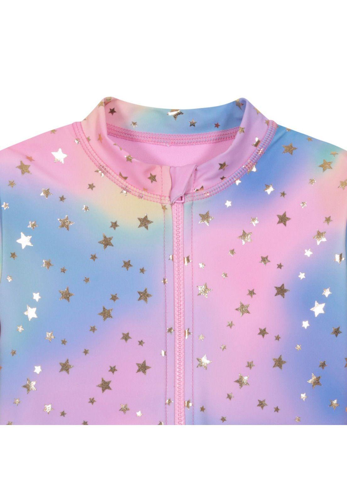 Traje de Baño Niña UV30+ Folia Dorada H2O Wear-2
