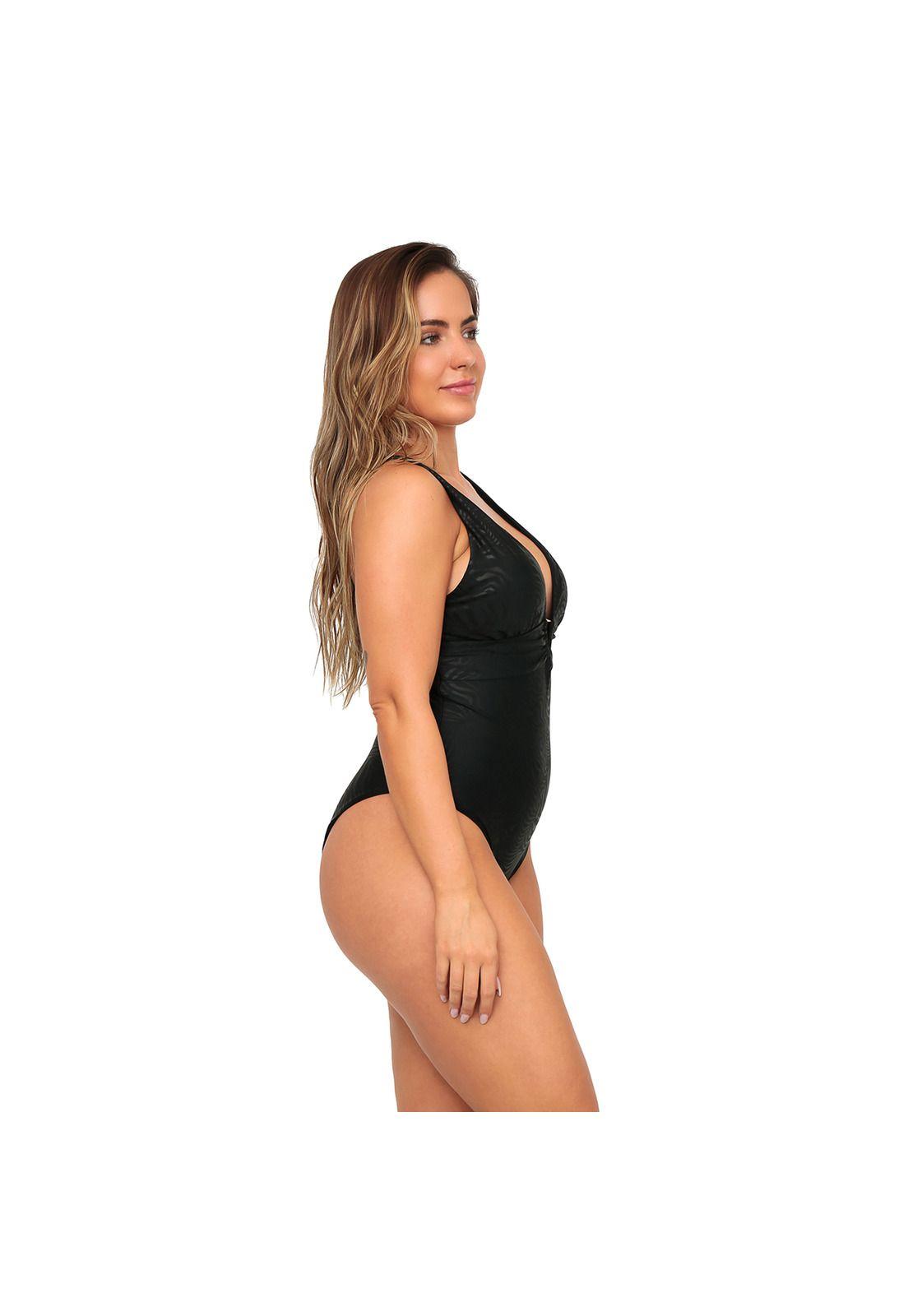 Traje de Baño Mujer  Antonia H2O Wear Negro-2