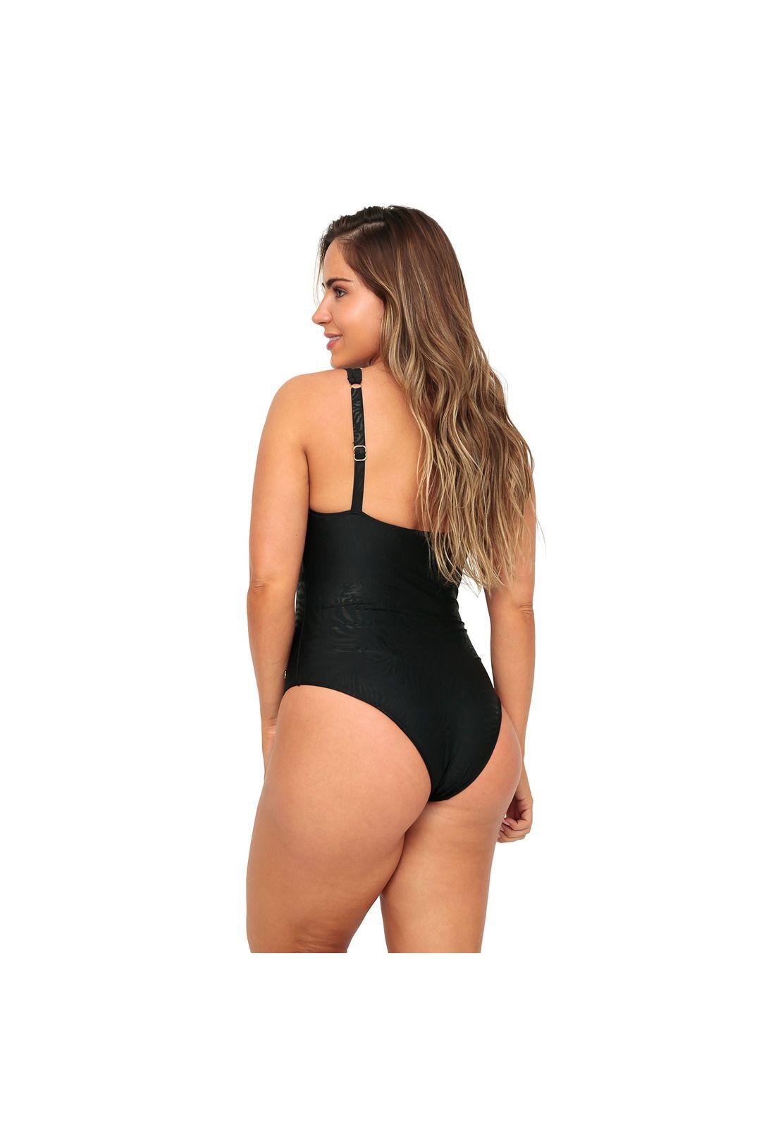 Traje de Baño Mujer  Antonia H2O Wear Negro-3