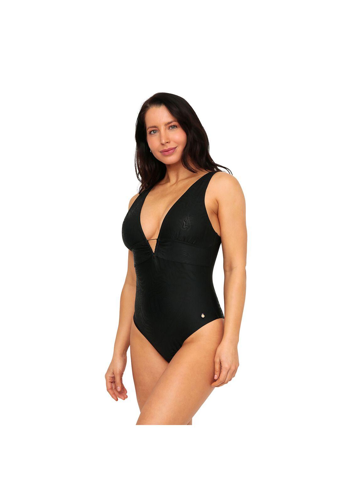Traje de Baño Mujer  Antonia H2O Wear Negro-4