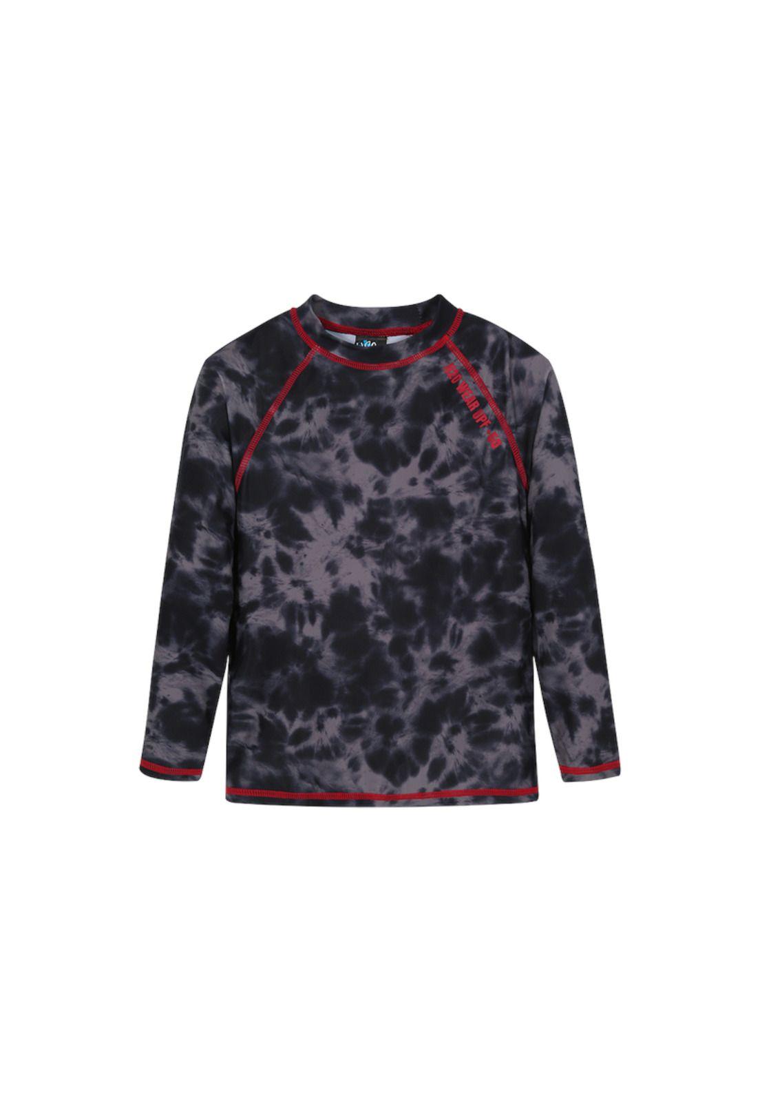 Polera Niño UV50+ H2O Wear M/Larga Negro-0