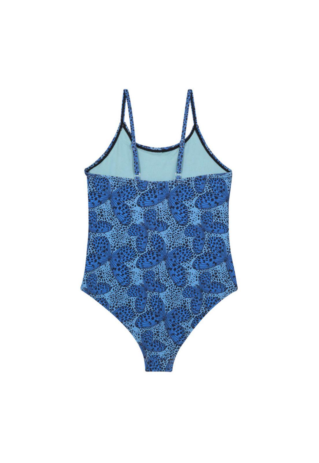 Traje de Baño Niña Teens UV50 H2O Wear Celeste-0