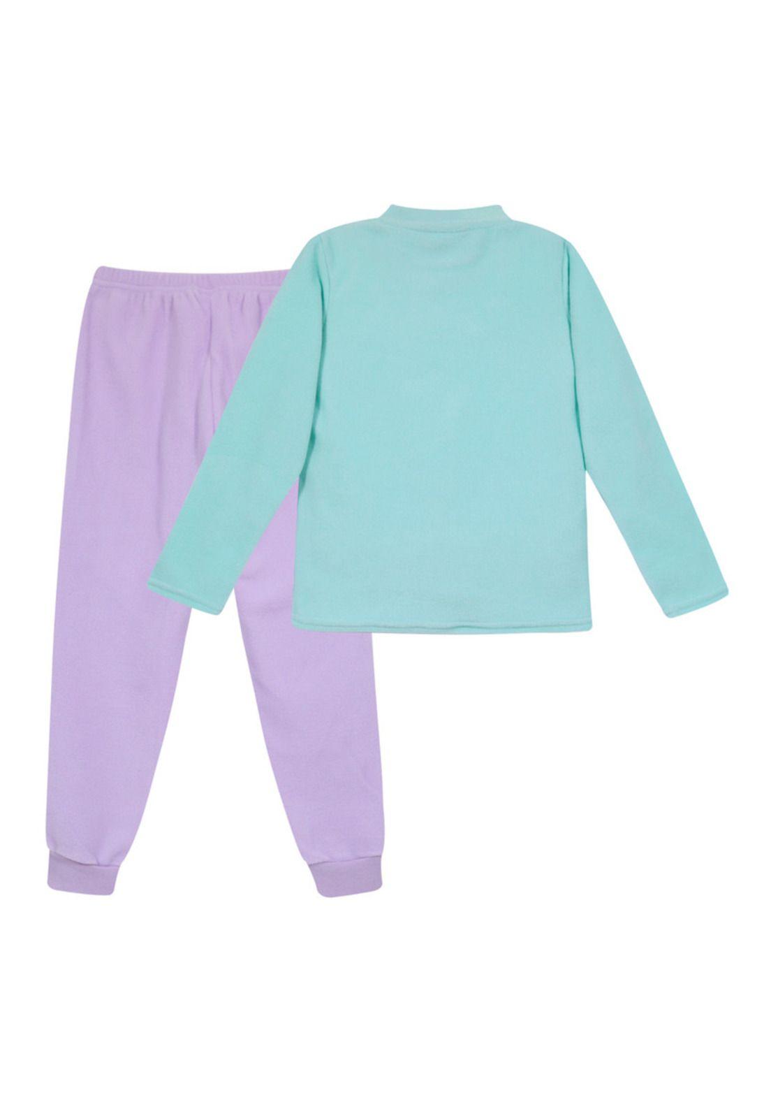 Pijama Niña Polar Cool Girl Lila H2O Wear-2