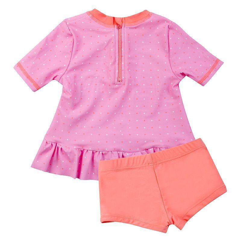 Traje de Baño Bebe Niña Set UV 50 H2O Wear Rosa-1