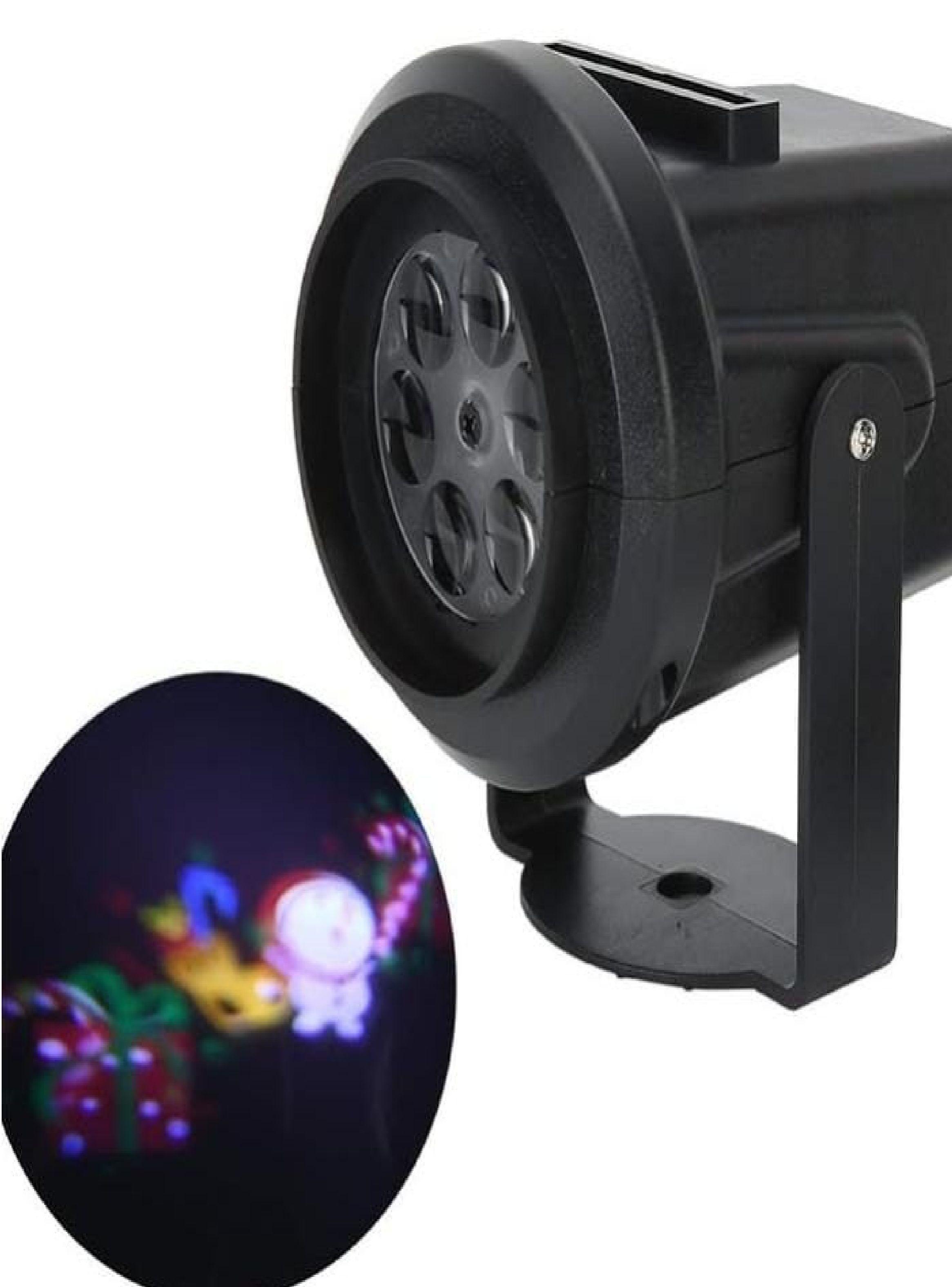 Proyector Led Navide o Efecto Animado Con Tarjetas Intercambiables-1