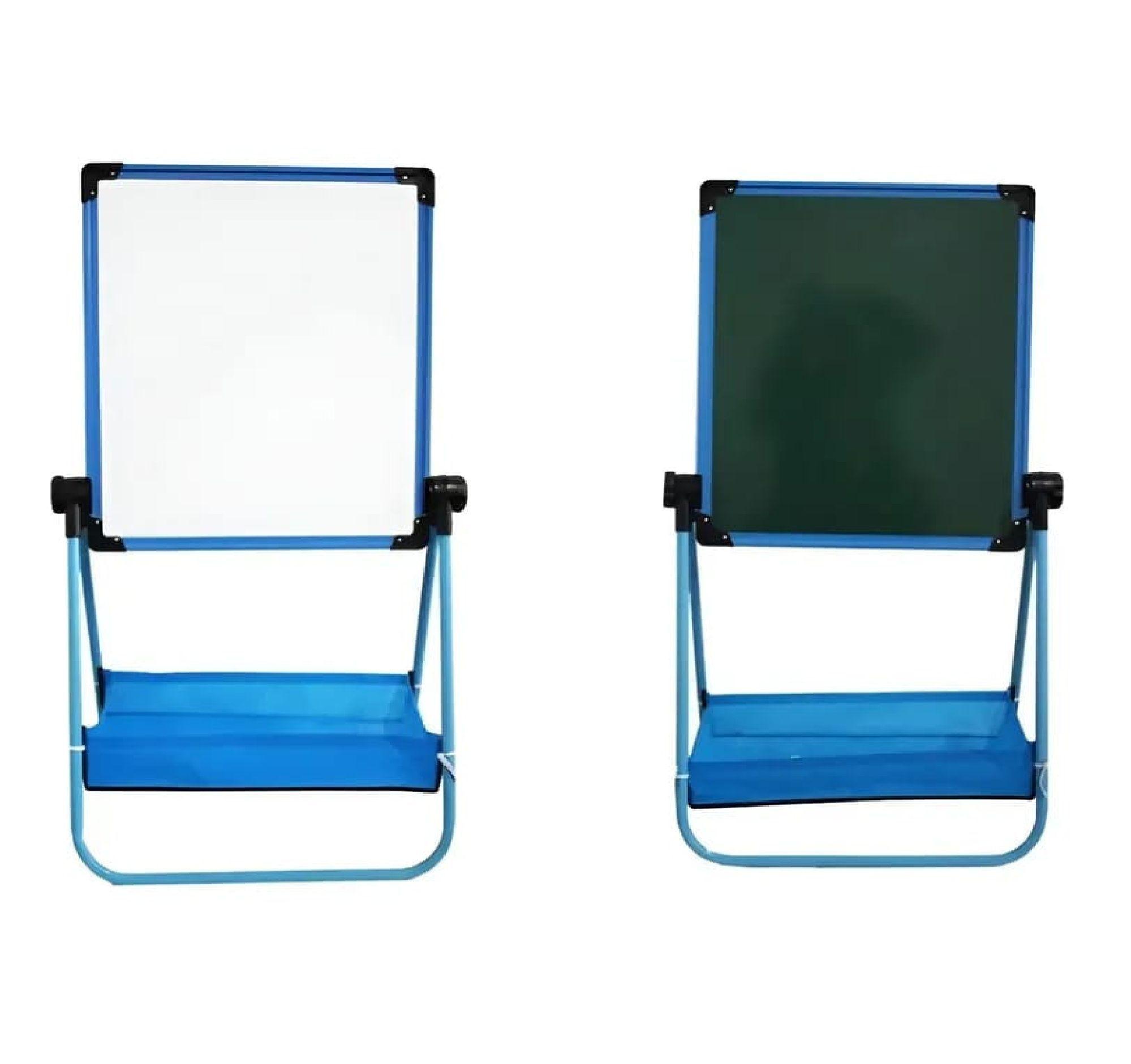 Pizarra Infantil Doble Cara Con Atril Plegable-2