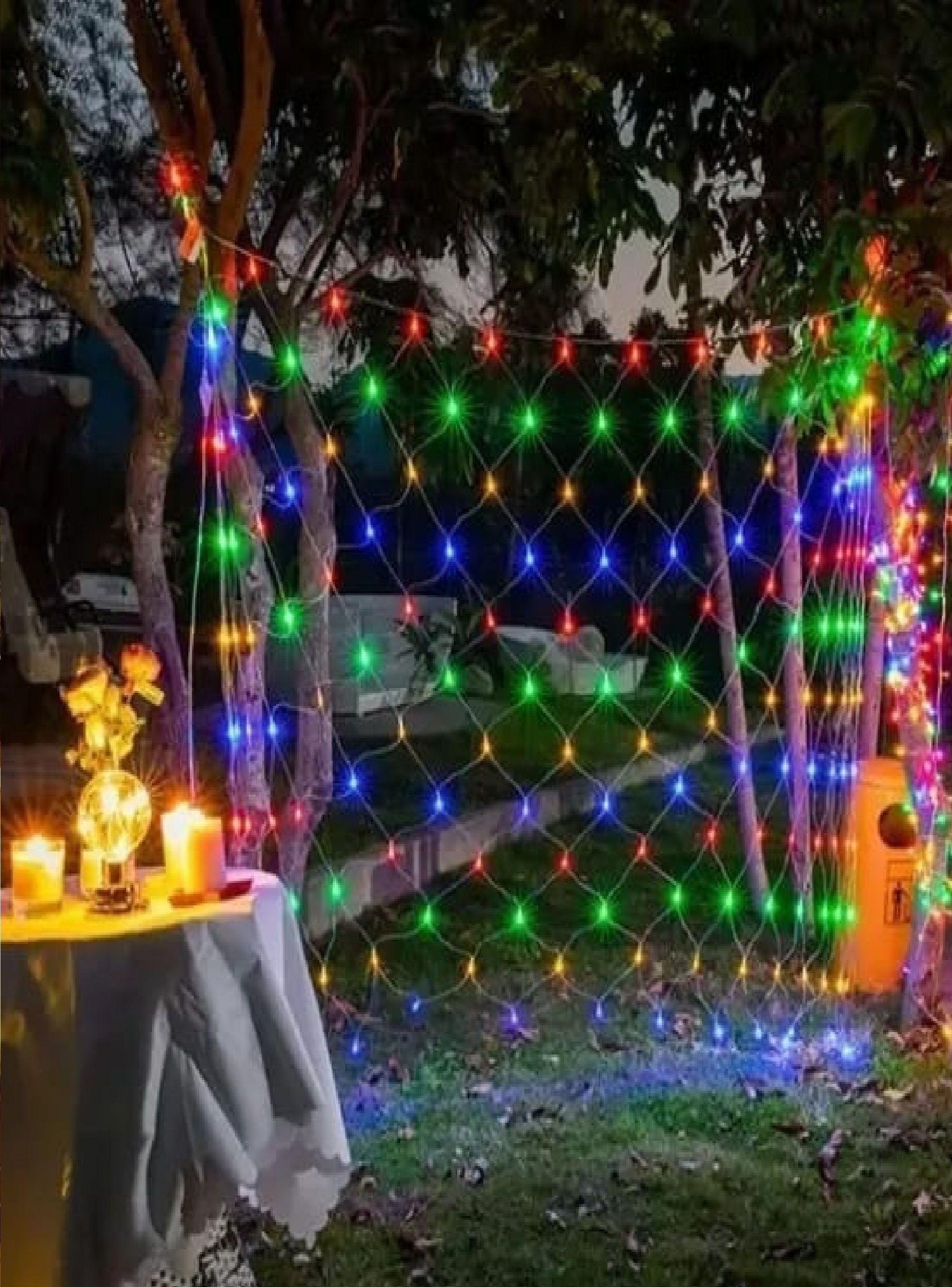 Malla De Luces Led Decorativa 3x3 Metros-1