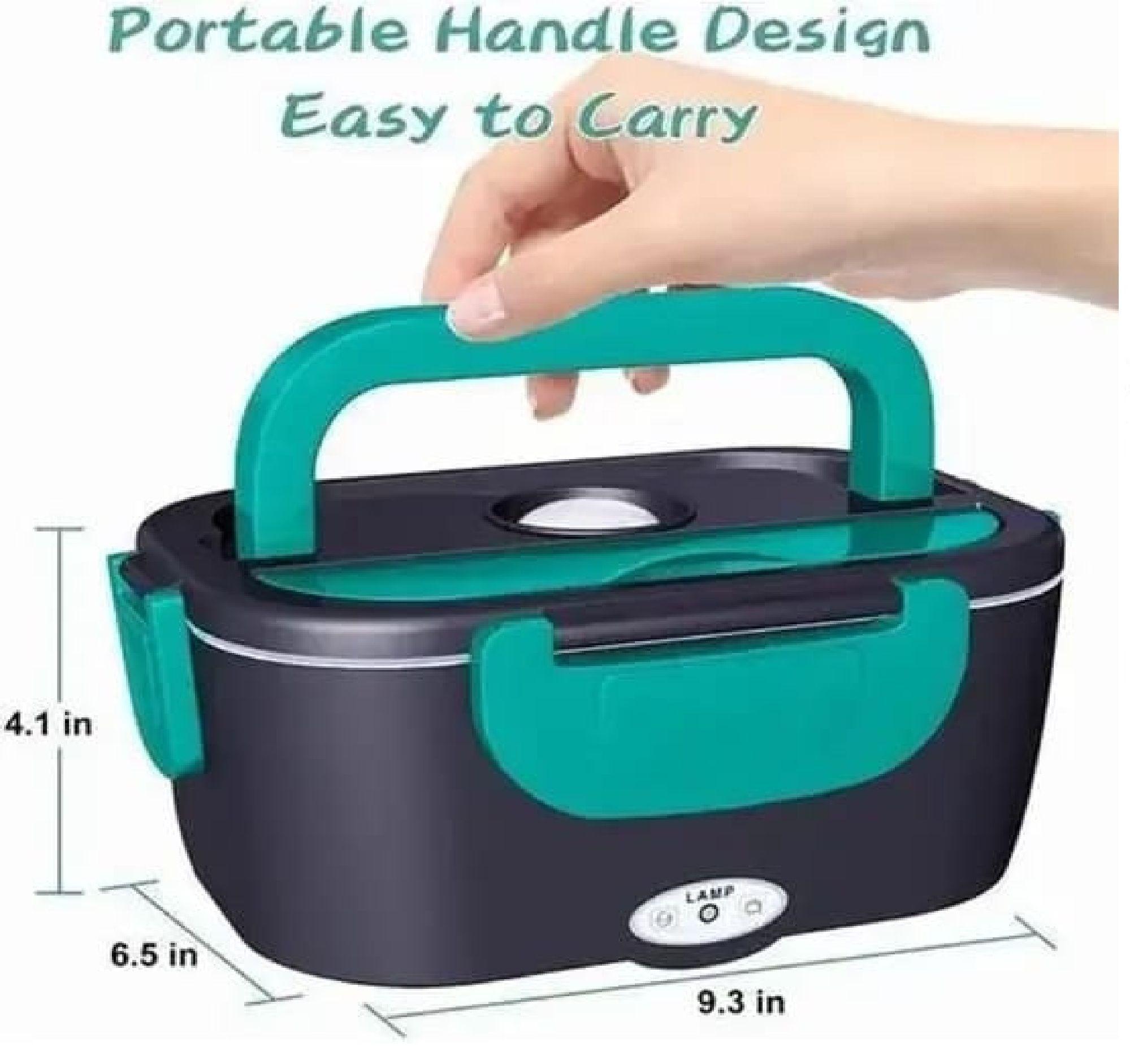 Lonchera El ctrica Port til De Acero Inoxidable 12v Con Bolso T rmico-2