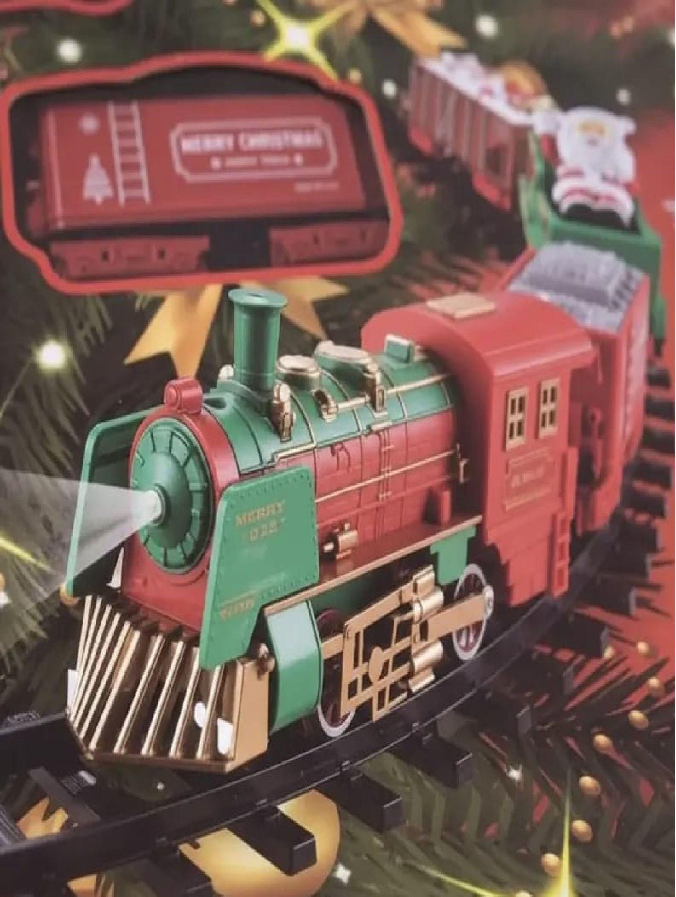 Tren Navide o A Pilas Con Pista Circular Grande 89 cm-2