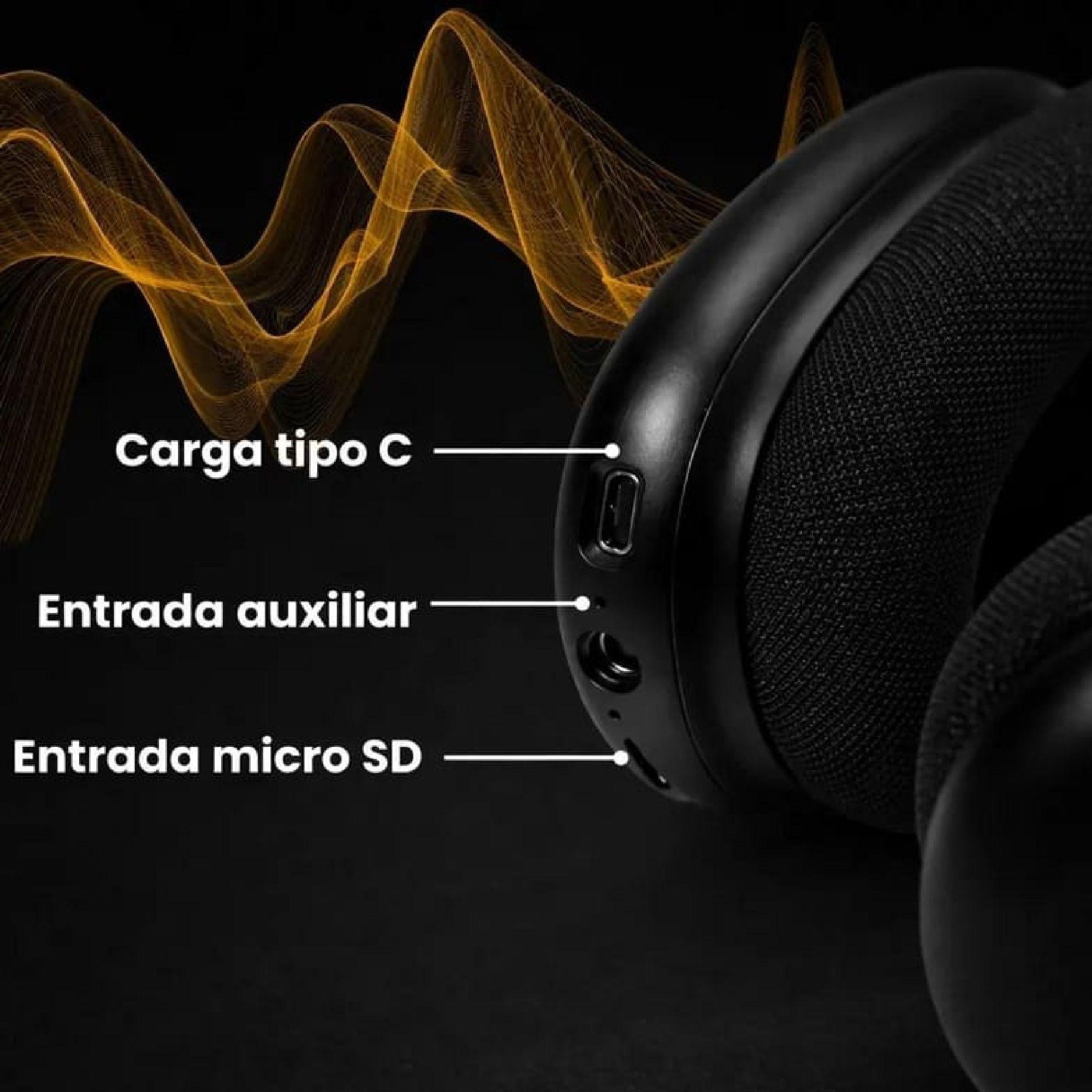 Audifono Motomo Air Pro Max Negro BT V6 0 Auhemo22 Slot Micro SD-2