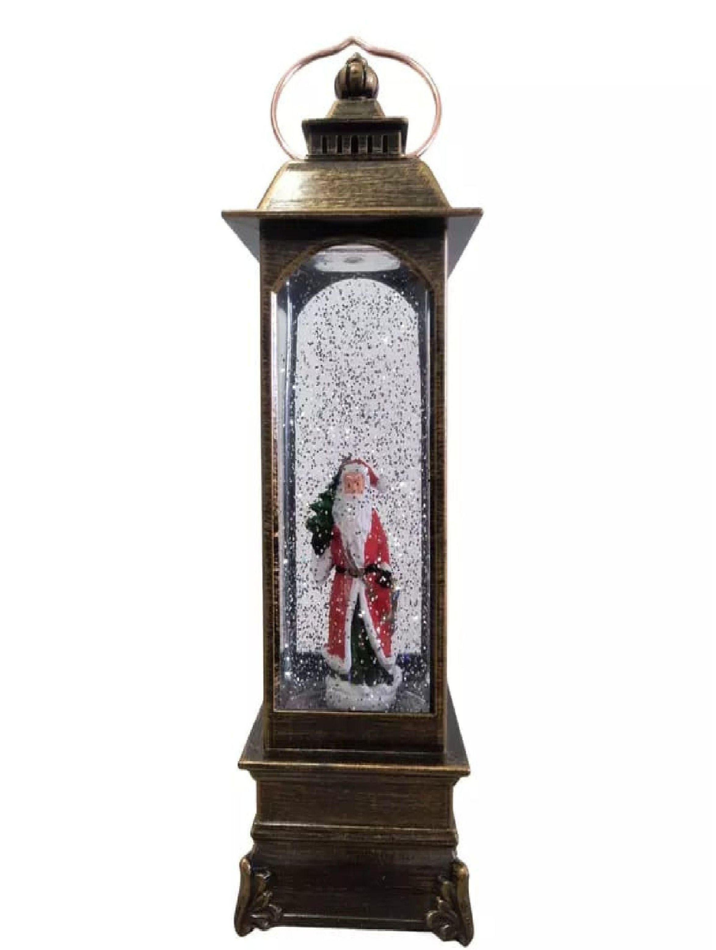 Farol Navide o Con Nieve y Luz-0