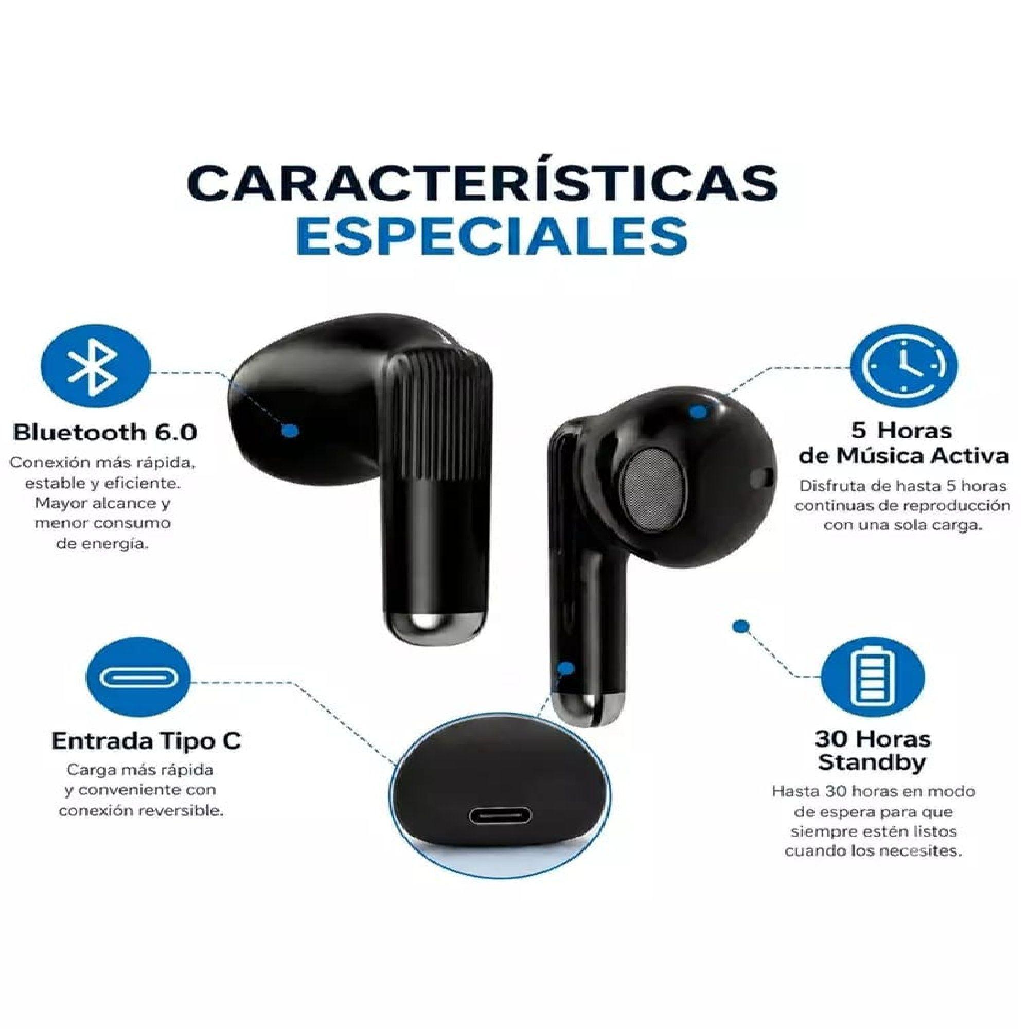 AUDIFONO MOTOMO TWS BT V6 0 MO G017 NEGRO 5HS AUEARP86-1