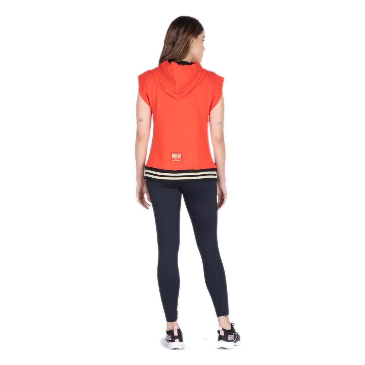 Poleron Sin Mangas Block Rojo - Everlast-1