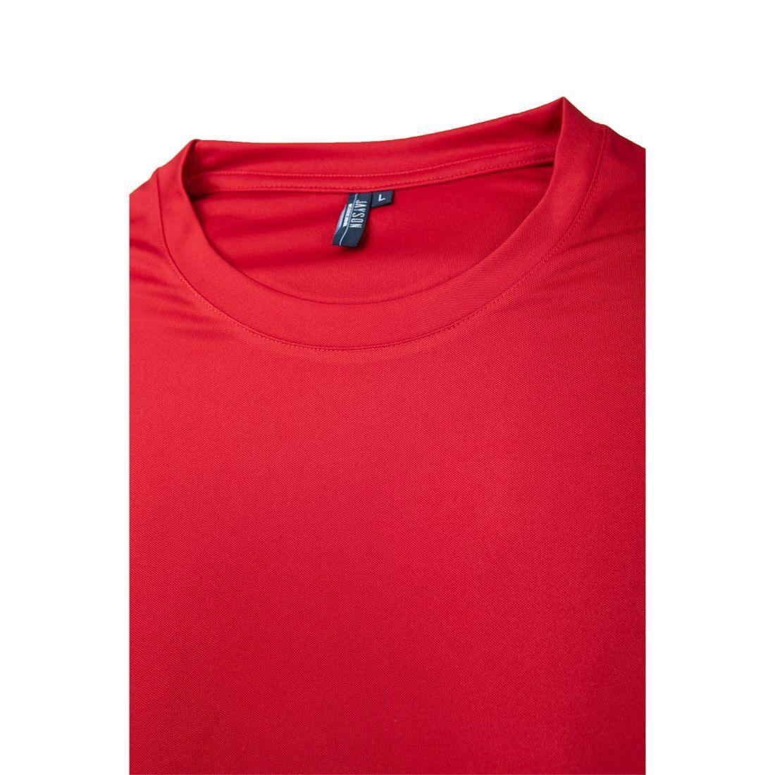 Polera Mujer M/C Dry-Fit Cuello Polo Rojo - Jayson-2