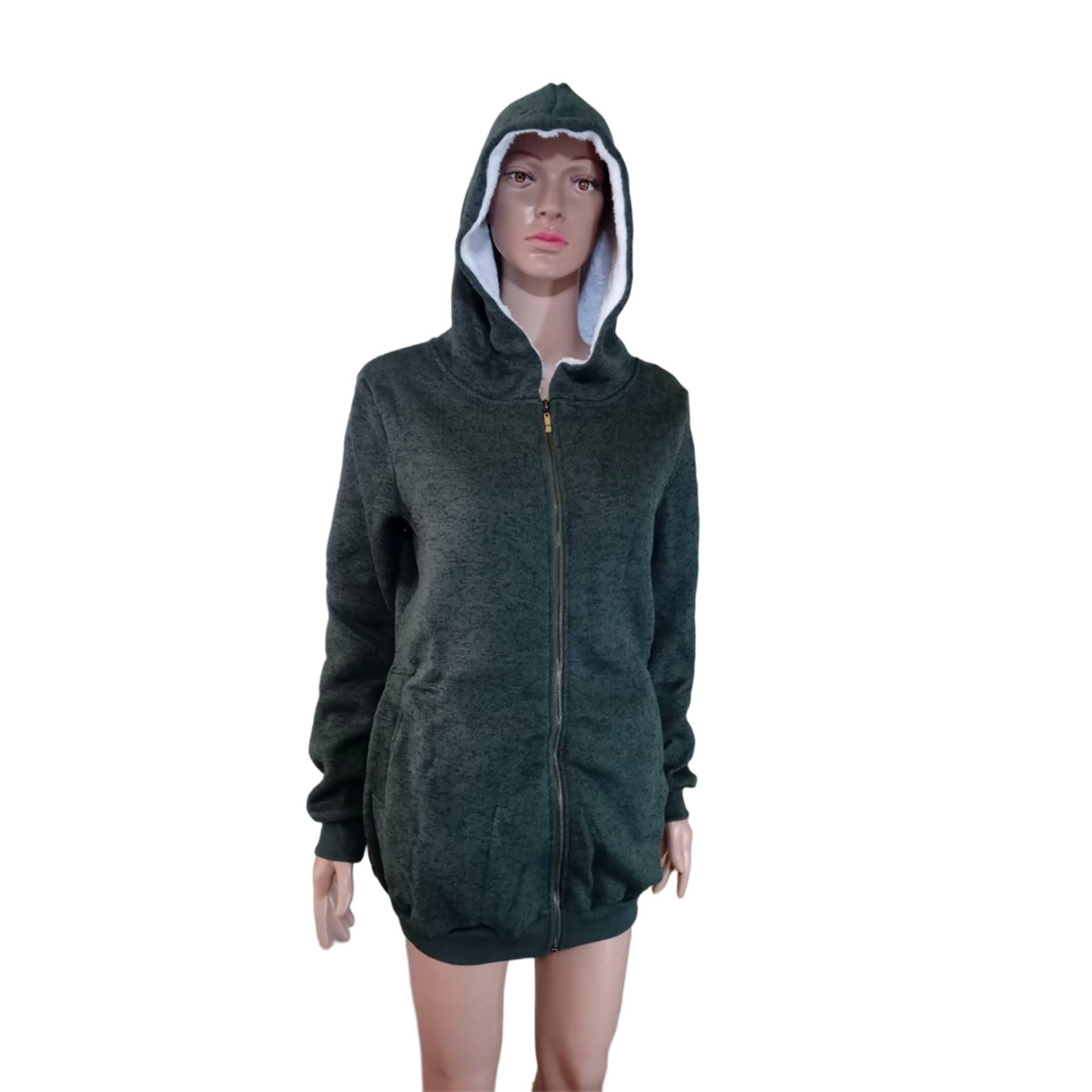 Polerón Mujer Con Gorro-3