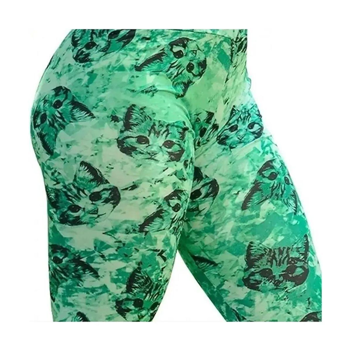 Calza Spandex Talla Estándar Gatos 4-1