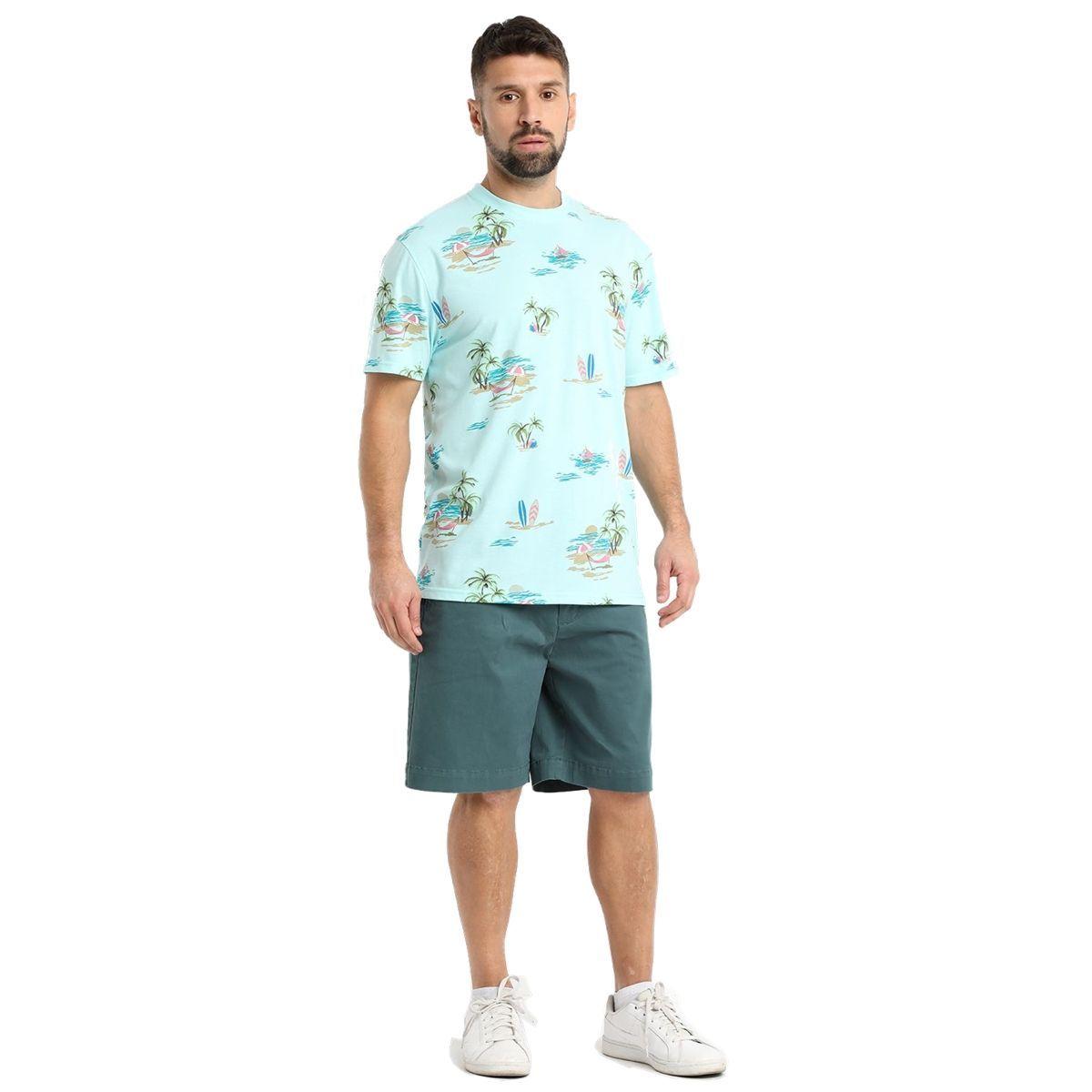 Polera Hombre Jersey Estampada Manga Corta - Kotting-3