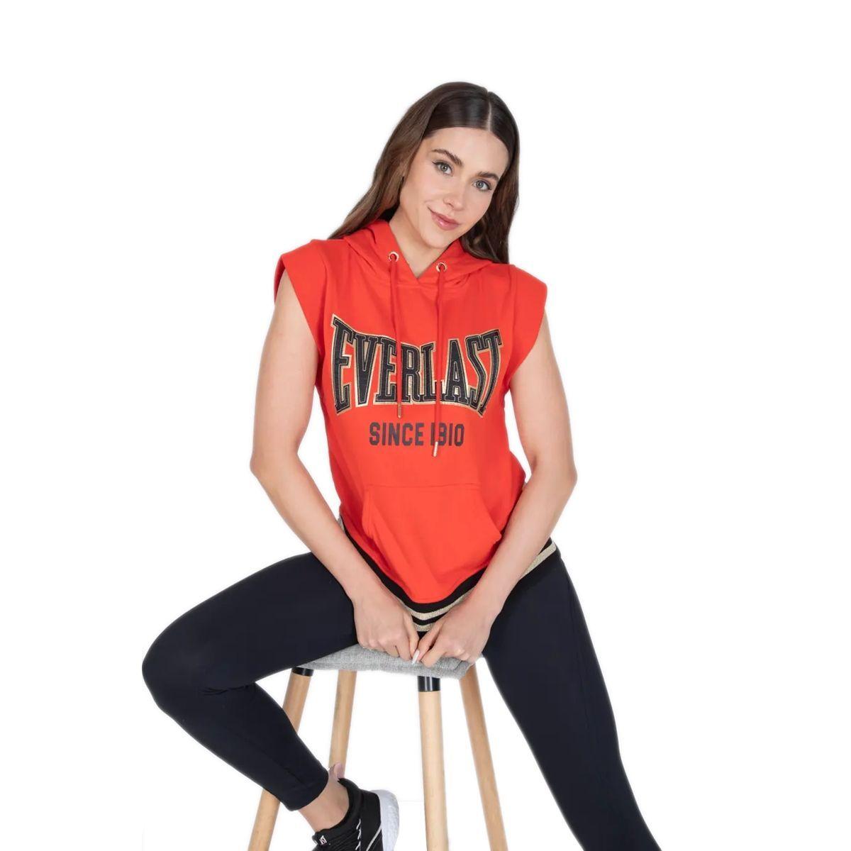 Poleron Sin Mangas Block Rojo Everlast-4