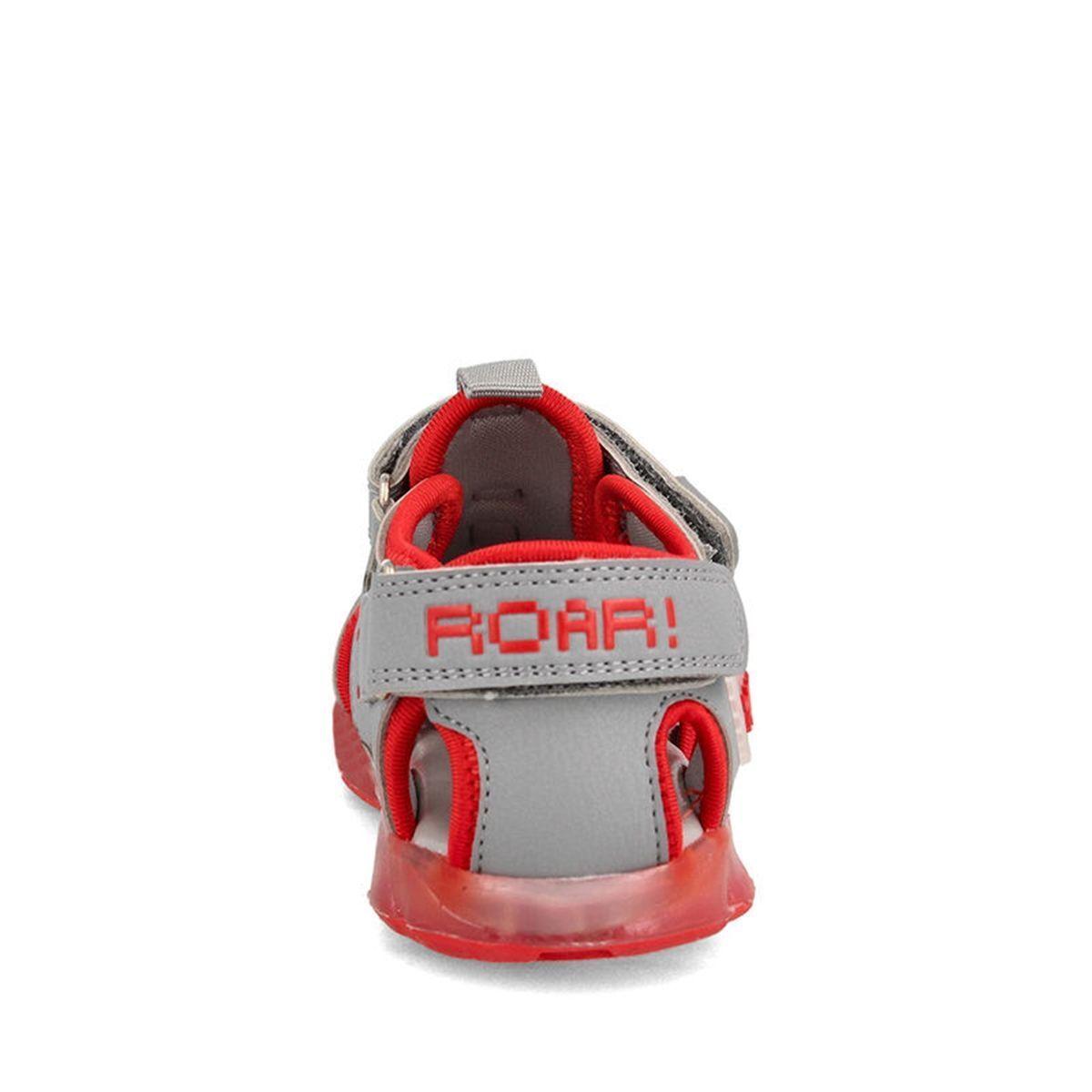 Sandalia Con Luces Niño Unai Gris - Bubblegummers-4