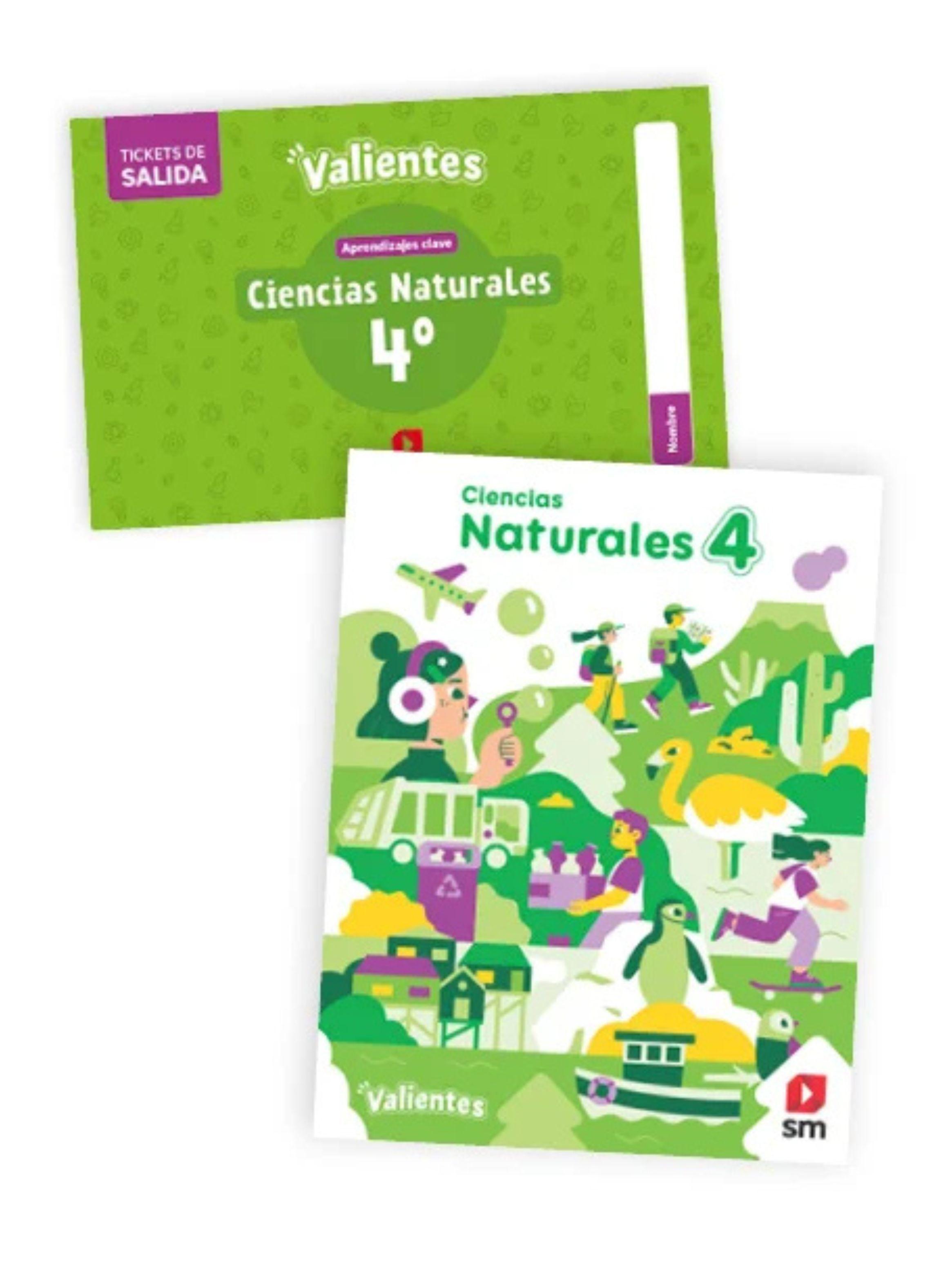 Pack Ciencias Naturales 4 Básico Valientes SM-0