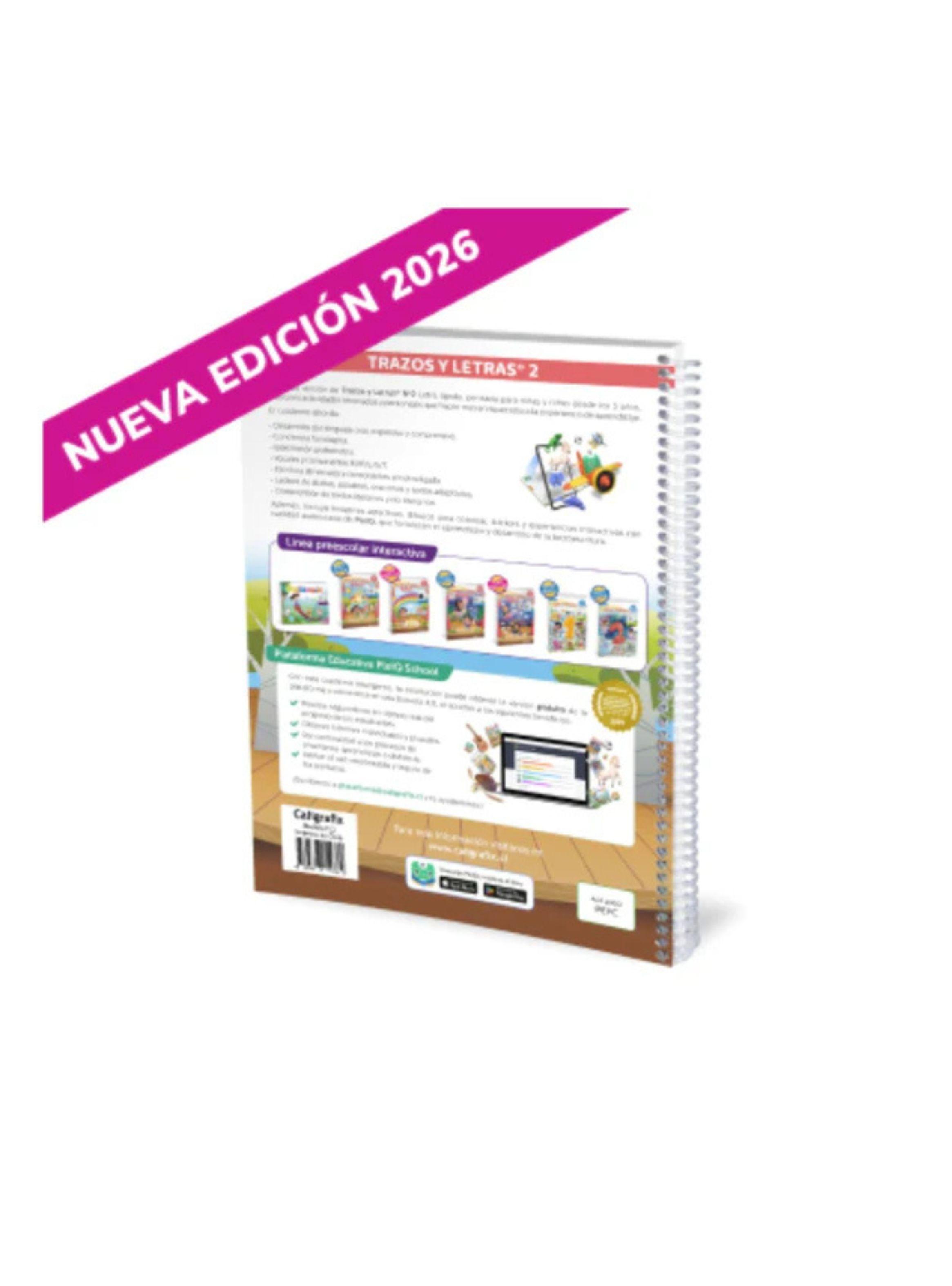 Trazos y Letras N°2 Letra Ligada - Edición 2026 Kinder-2