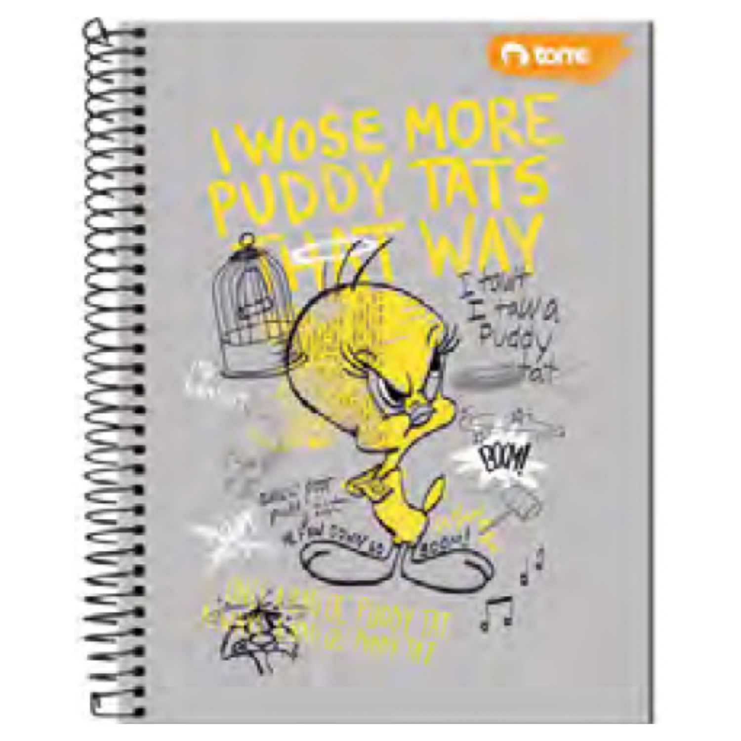 Cuaderno Top Lonney Tunes 7mm 150 Hjs-0