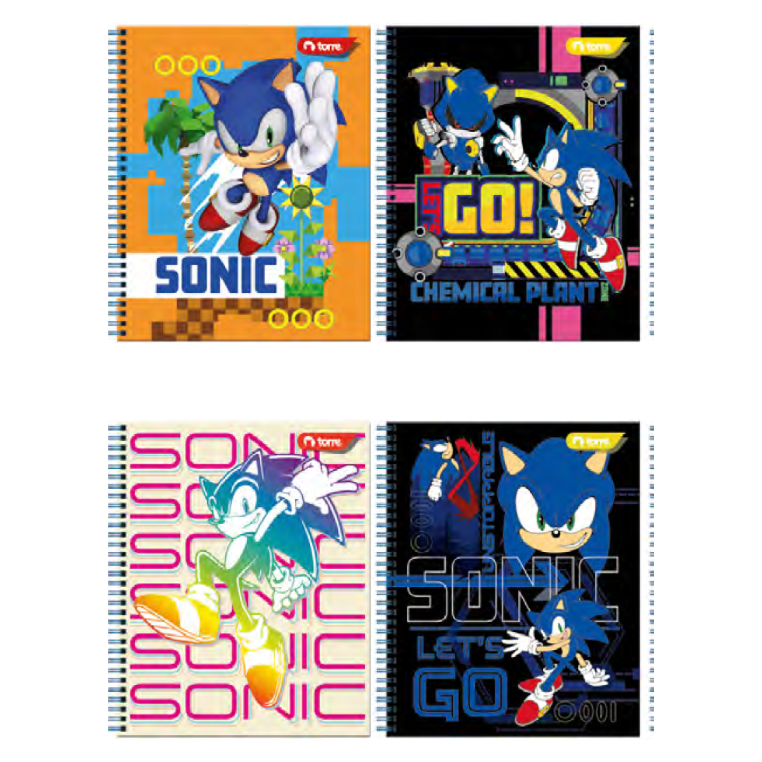 Pack 10 cuadernos Universitarios Sonic 7mm 100 Hjs-2