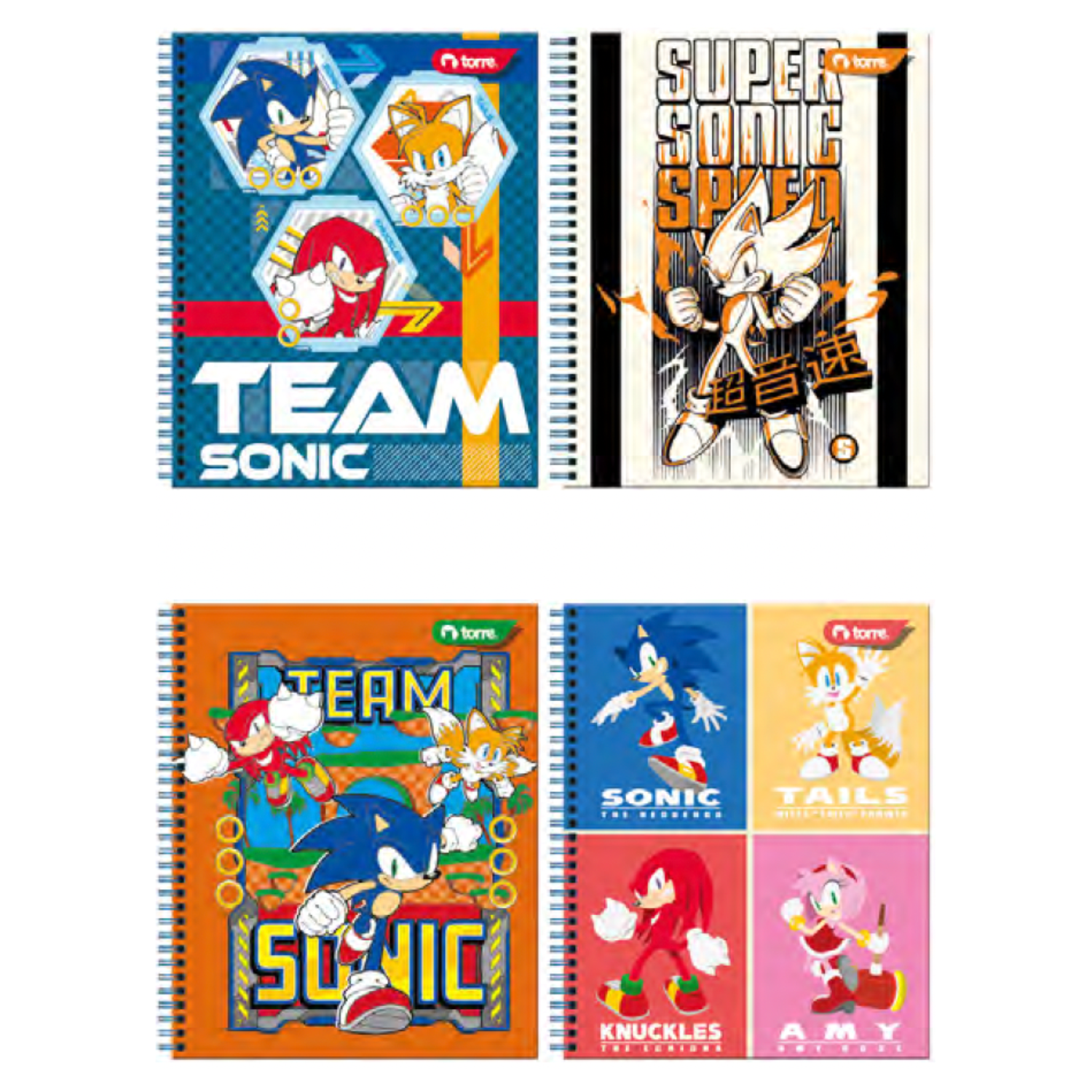 Pack 10 cuadernos Universitarios Sonic 7mm 100 Hjs-3