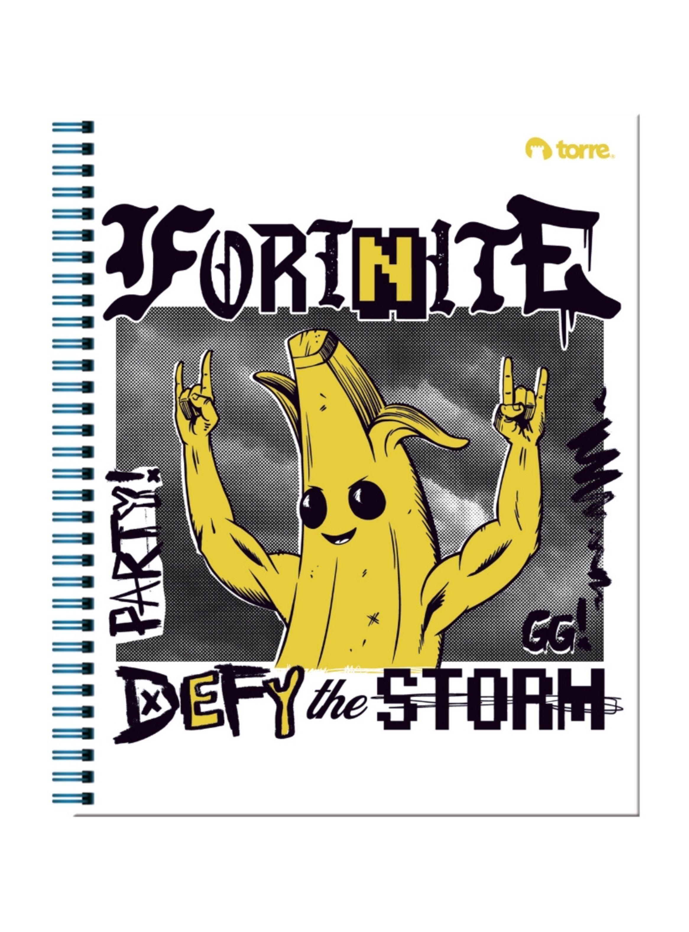 Pack 10 Cuadernos FORTNITE Universitario cuadriculado 7MM 100 Hjs-6