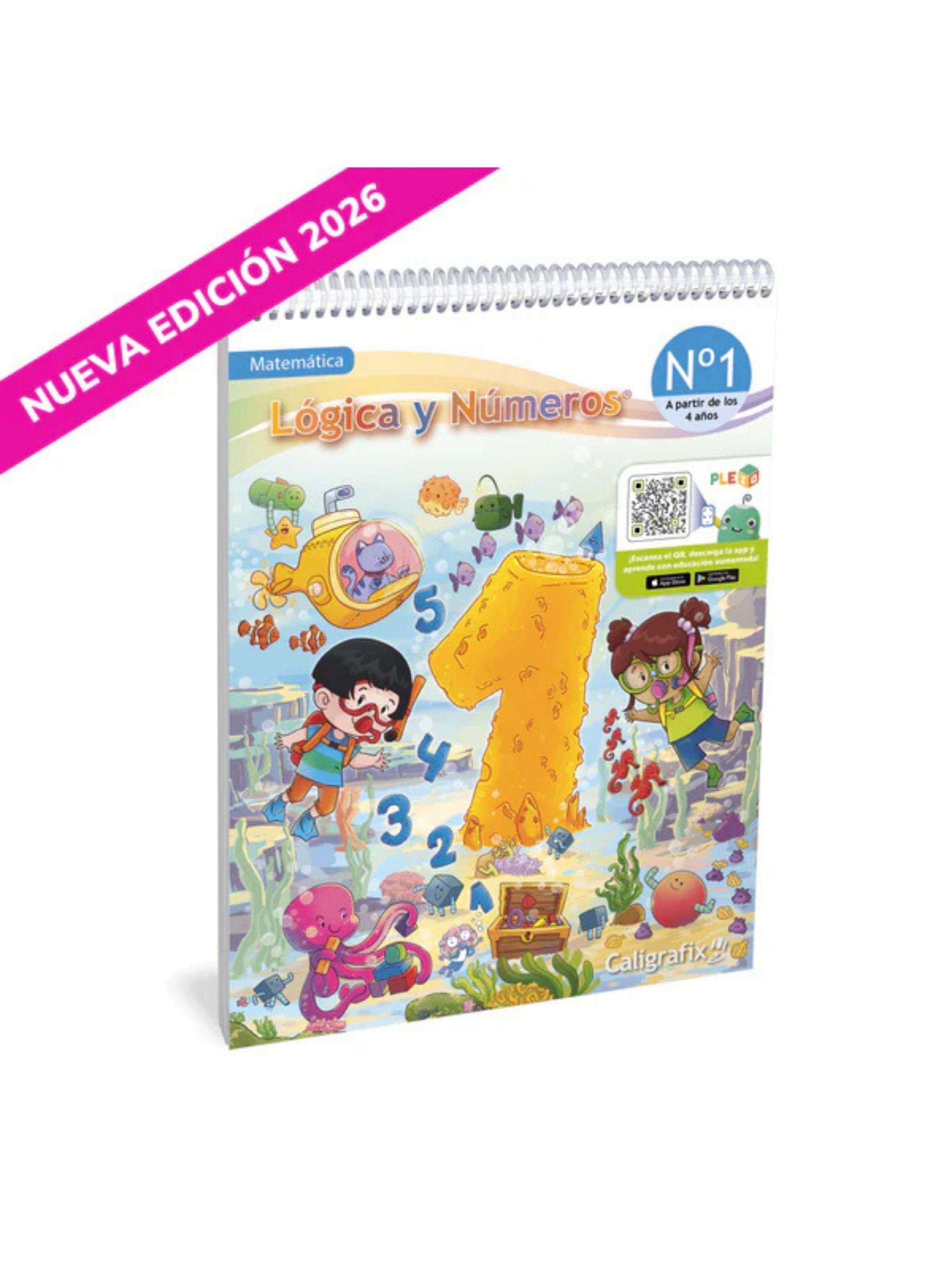 Pack Caligrafix Trazos + Lógica 1 - Nueva edición-2